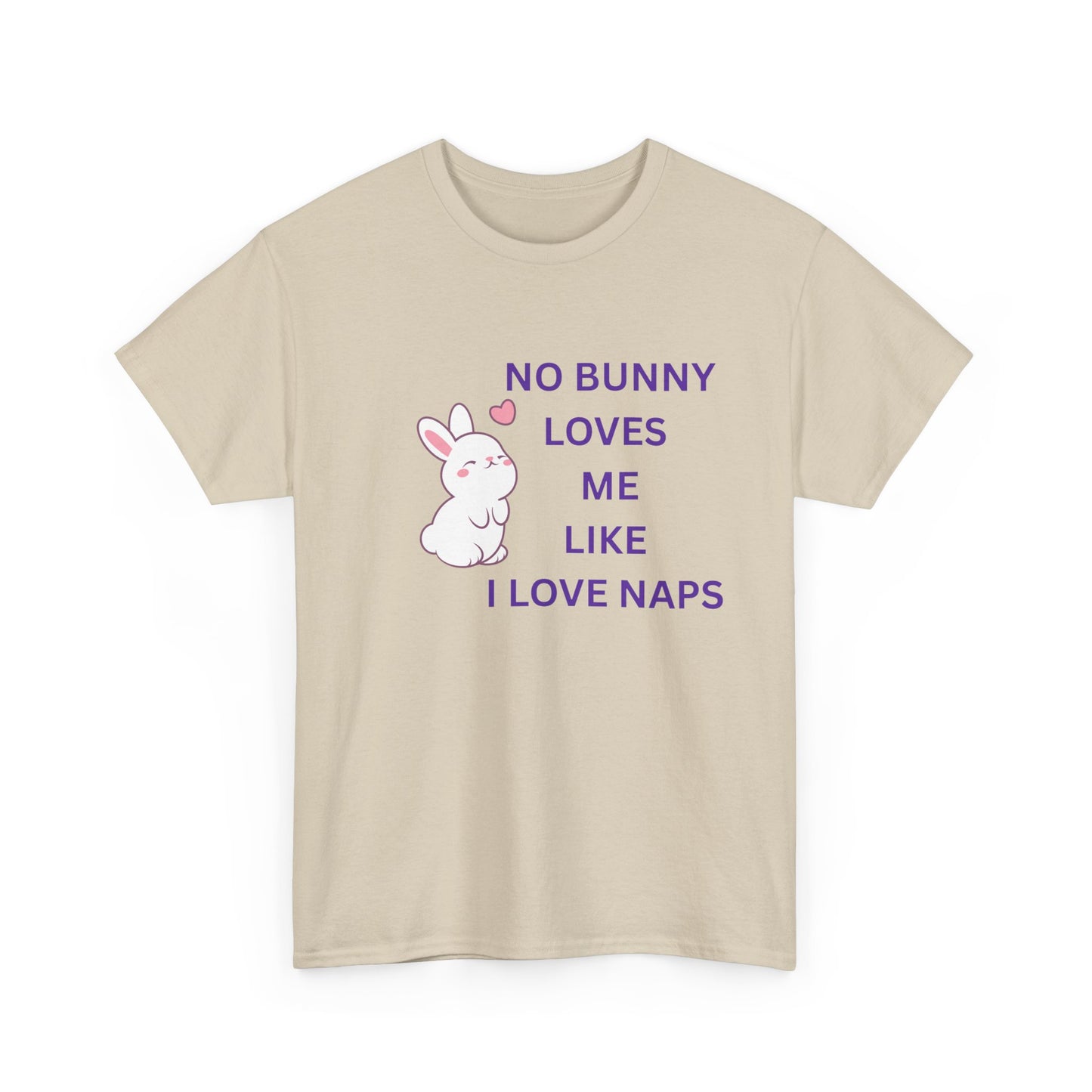 Funny Bunny Nap Lover Unisex Heavy Cotton Tee