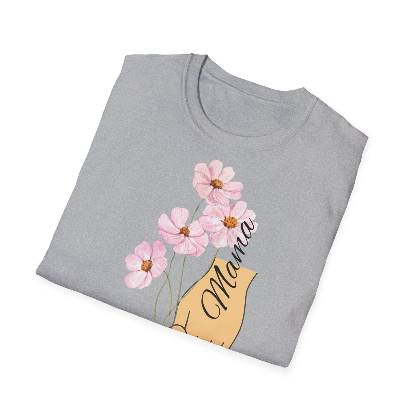Floral Mama Shirt - Softstyle Unisex T-Shirt for Mother's Day