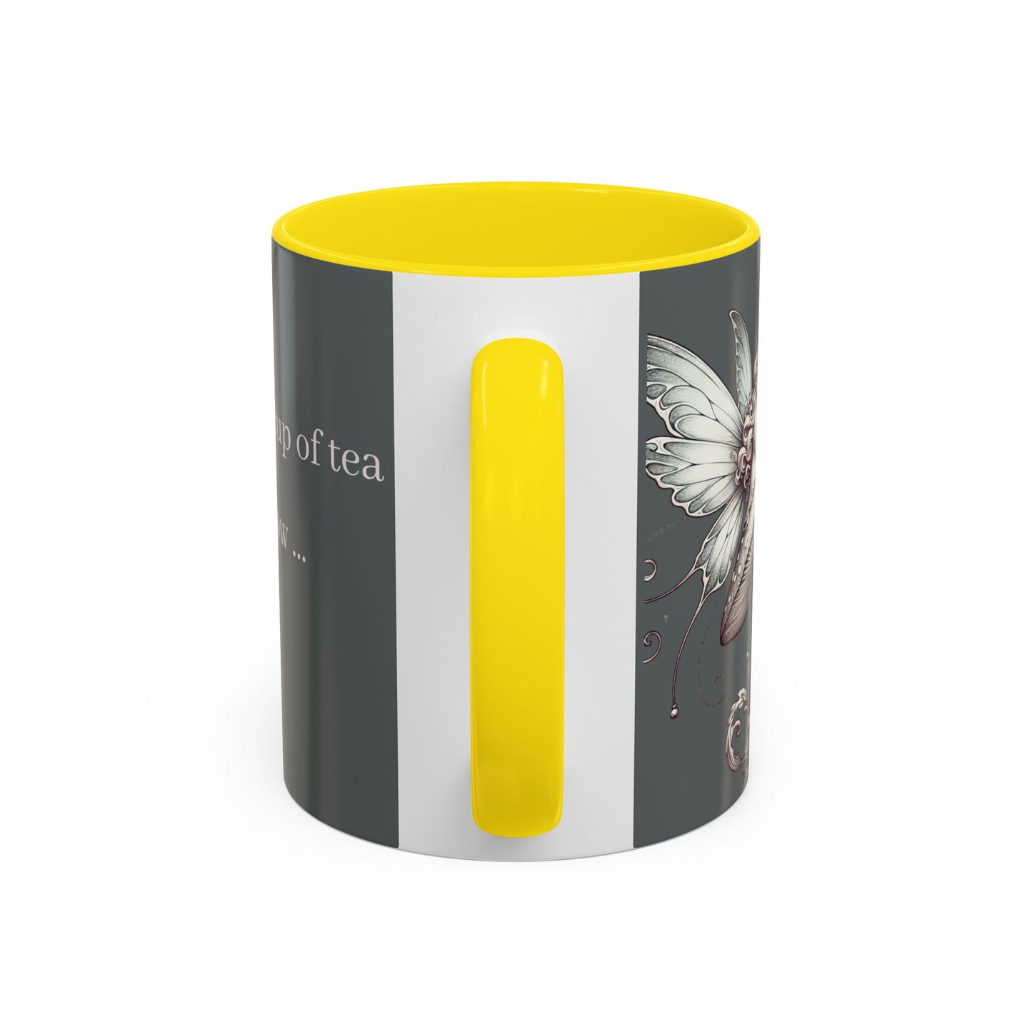 Lustige Akzent-Kaffeetasse - 'Du warst meine Tasse Tee, aber ich trinke jetzt Champagner' - Perfektes Geschenk für Weinliebhaber