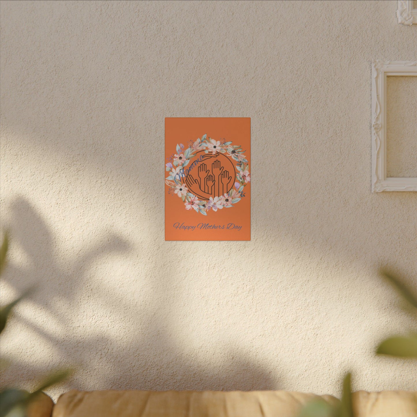 Canvas Wall Decor - Mother's Day Floral Giclée Print