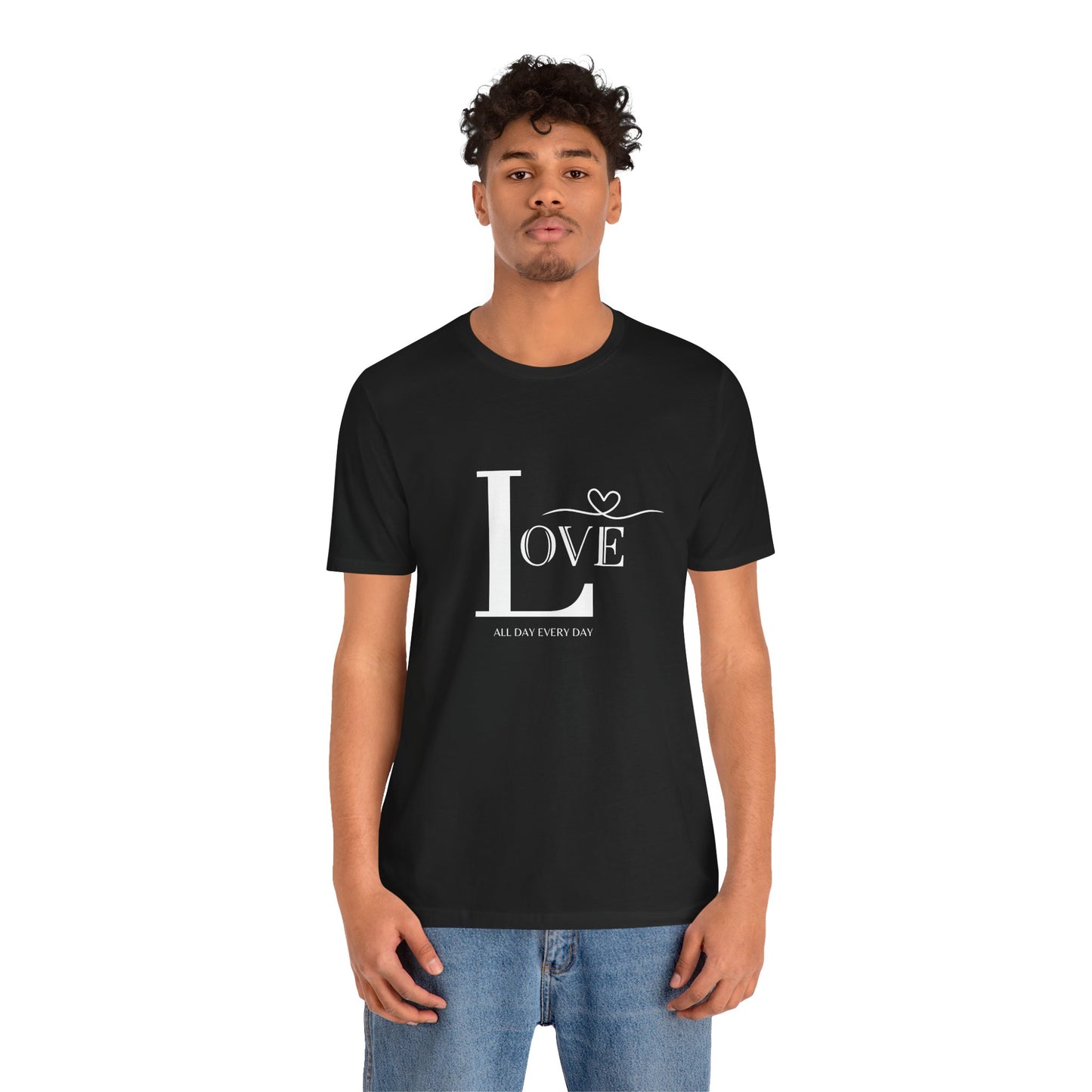 Unisex  Jersey Short Sleeve Love Tee