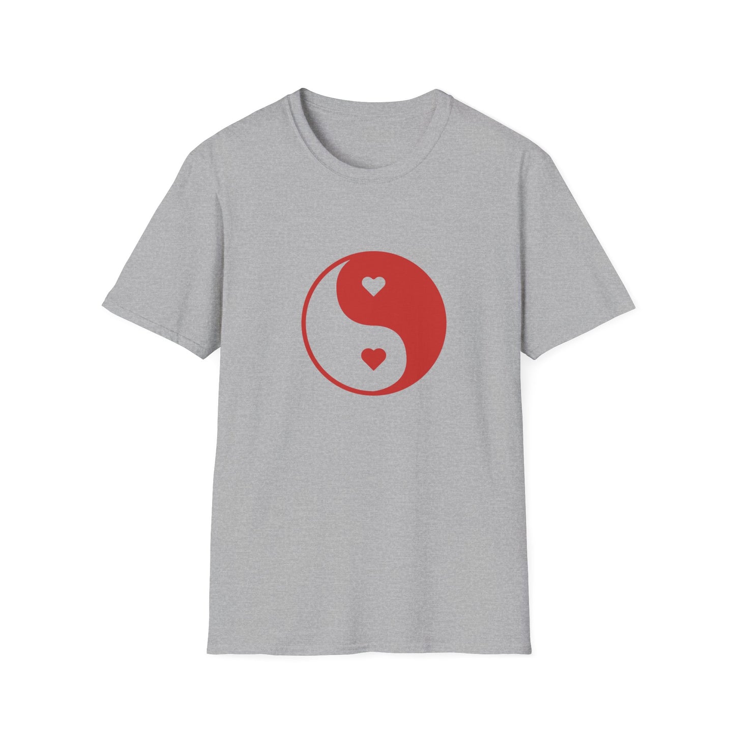 Grey Unisex Softstyle Love T-Shirt