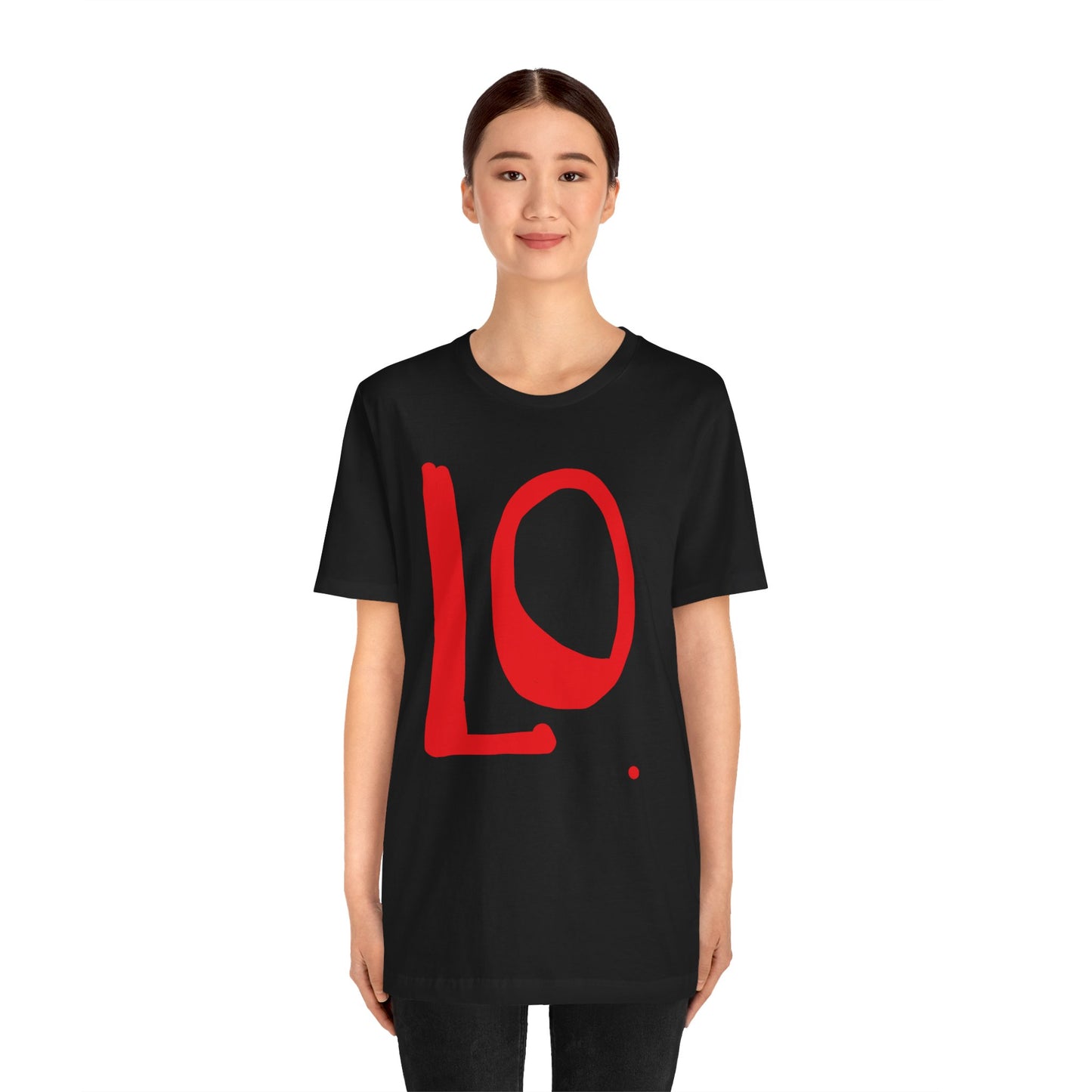 Weißes Unisex-Jersey-T-Shirt mit kurzen Ärmeln für Paare