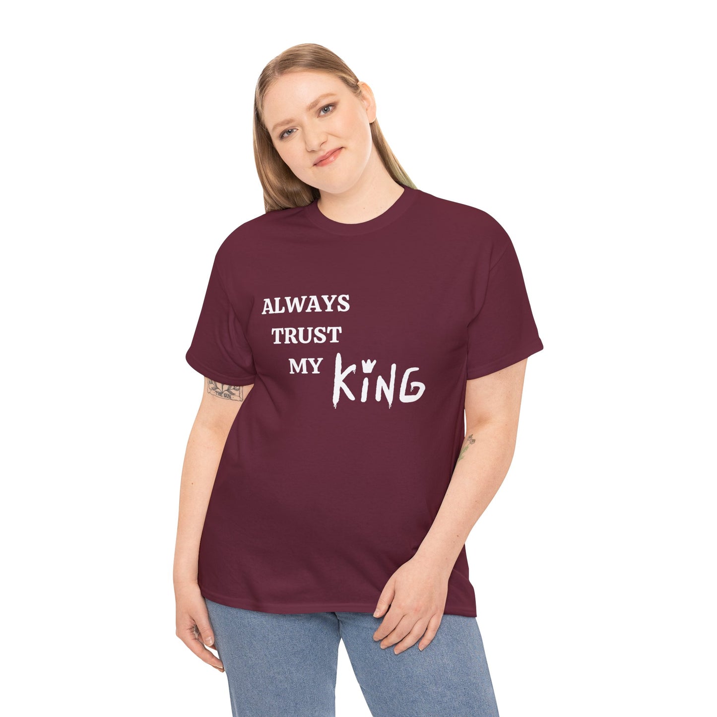 T-shirt Couple Assorti - T-shirt en Coton Épais Unisexe Amusant