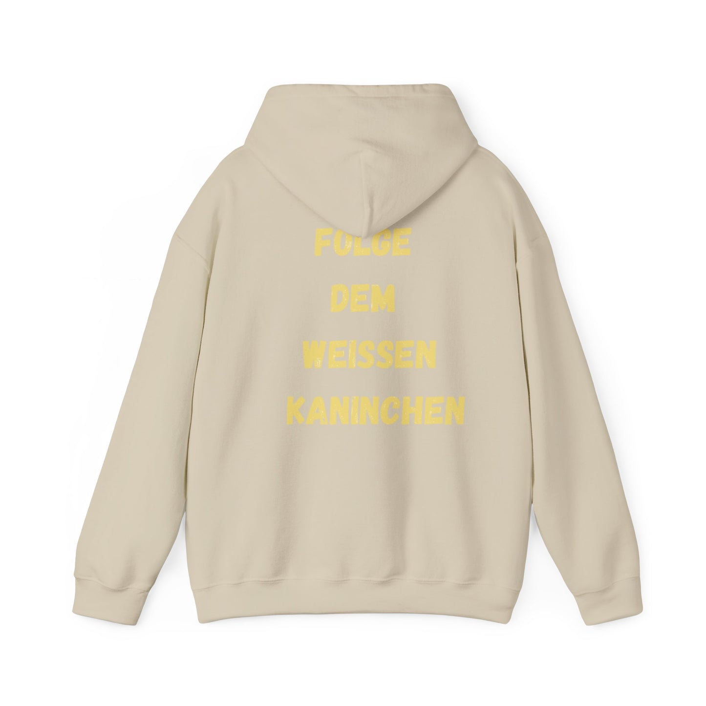 Folgen Sie dem weißen Kaninchen Hoodie - Unisex Heavy Blend™ Sweatshirt