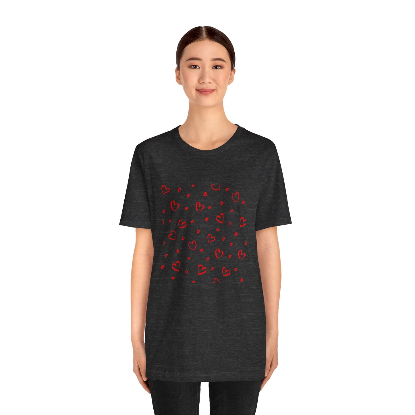 Camiseta de manga corta LoveTee Unisex Blanca