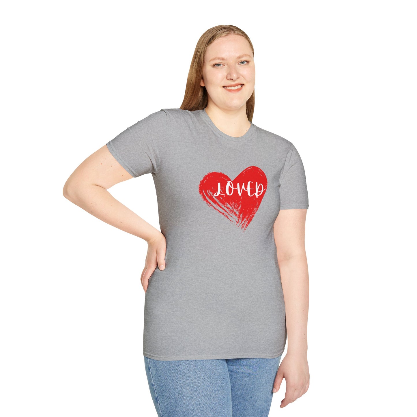 Camiseta unisex blanca Softstyle para hombre y mujer talla M 
