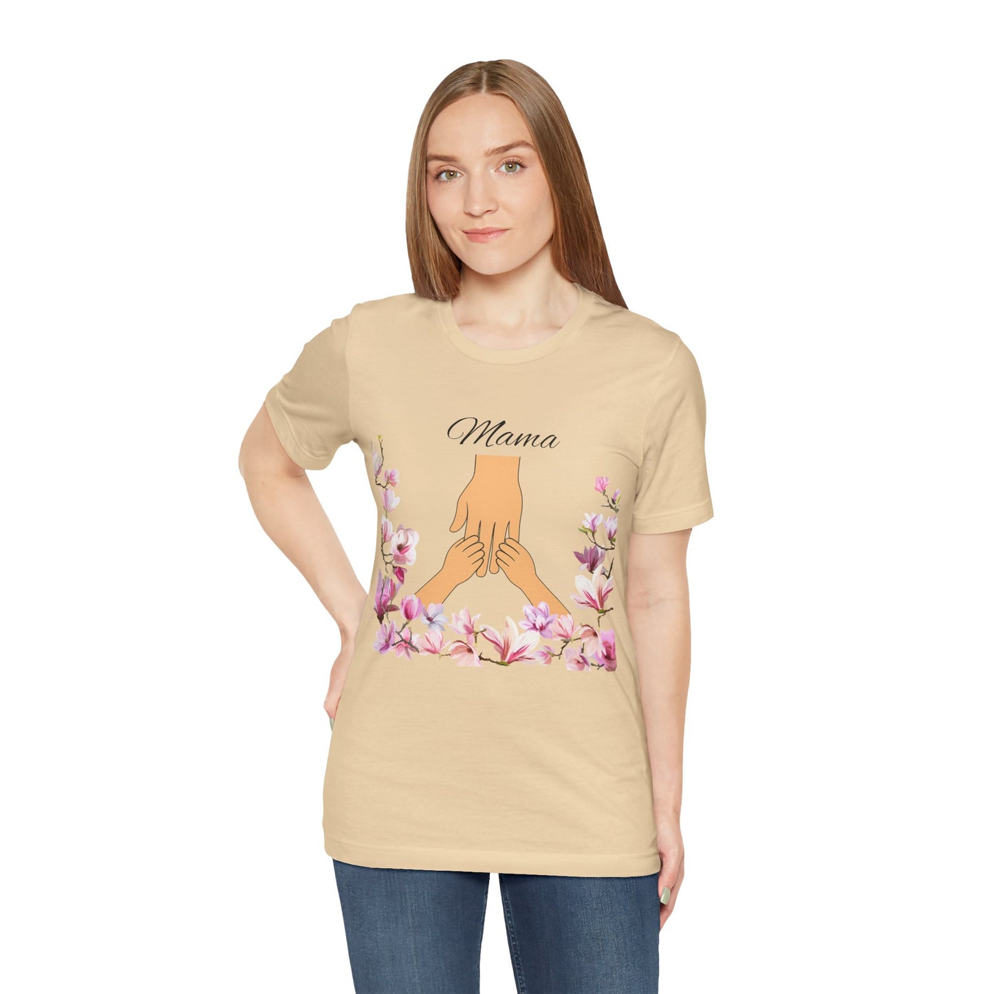 Floral Mama Short Sleeve Tee - Perfect Gift for Mothers!