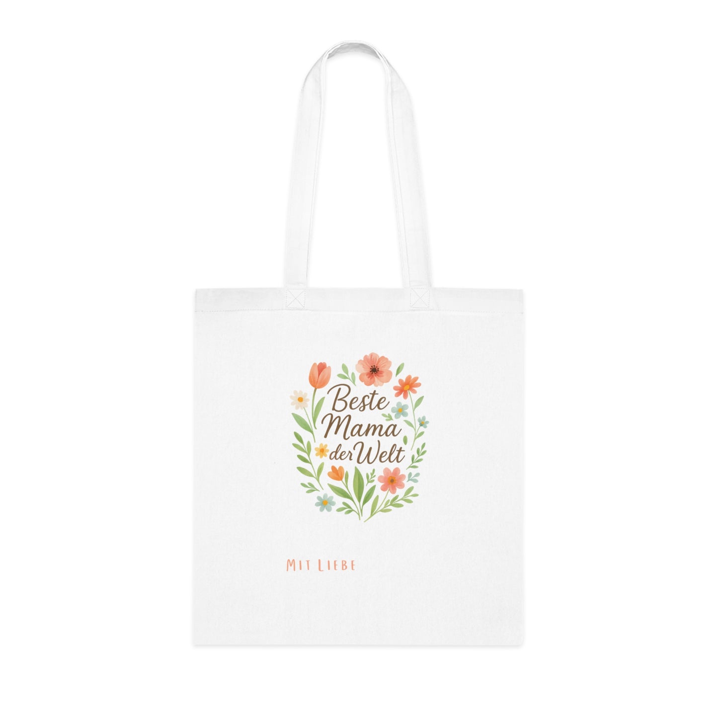 Personalized Mother's Day Cotton Tote Muttertag