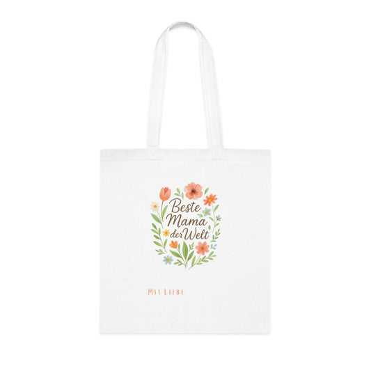Personalized Mother's Day Cotton Tote Muttertag