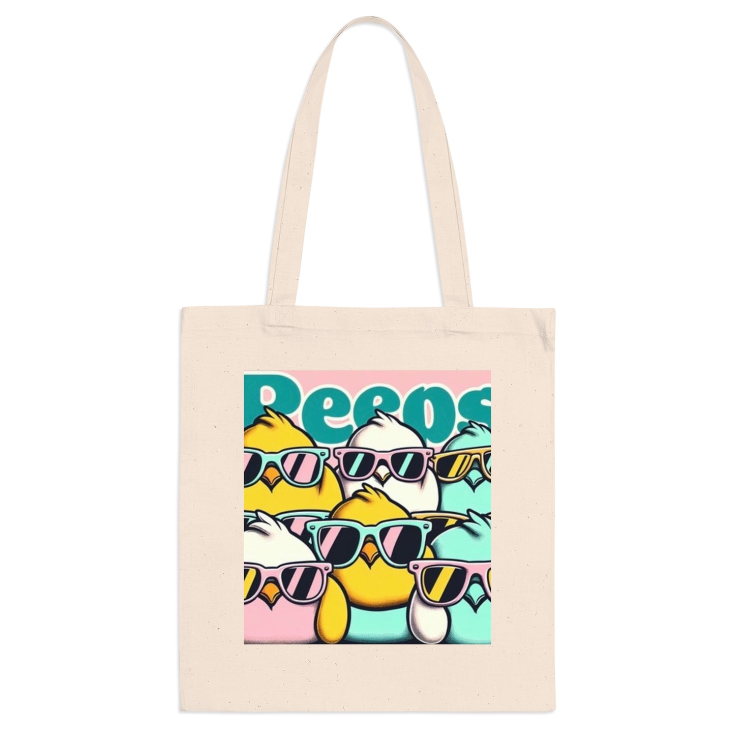 Cool Chickens Sunglasses Tote Bag - Fun and Quirky Eco-Friendly Bag