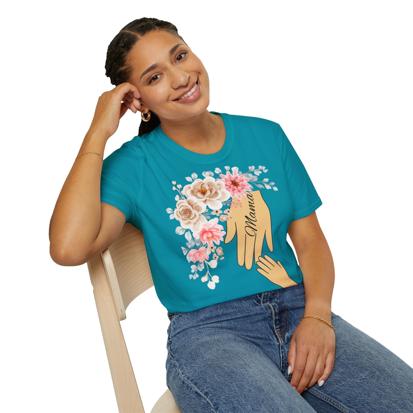 Custom Mother's Day Floral T-Shirt Mother’s Day gift