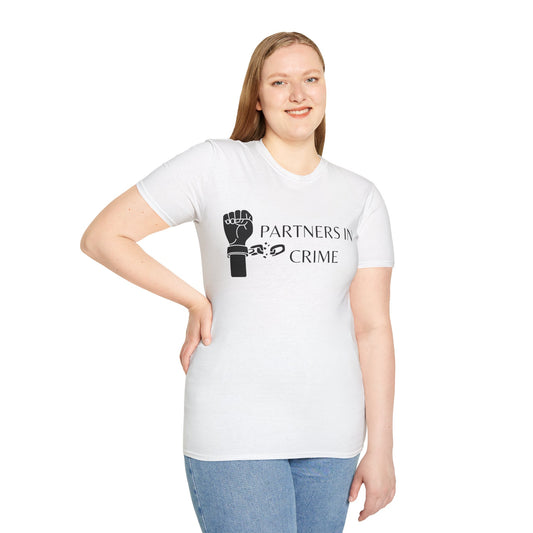 Weißes Unisex Softstyle Paar T-Shirt