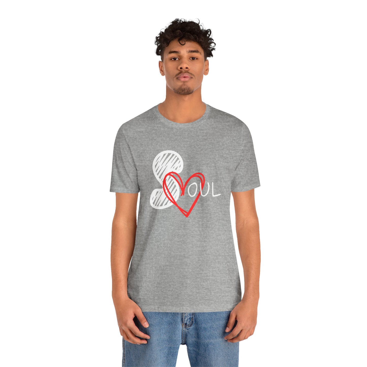 T-shirt unisexe à manches courtes assorti pour couple