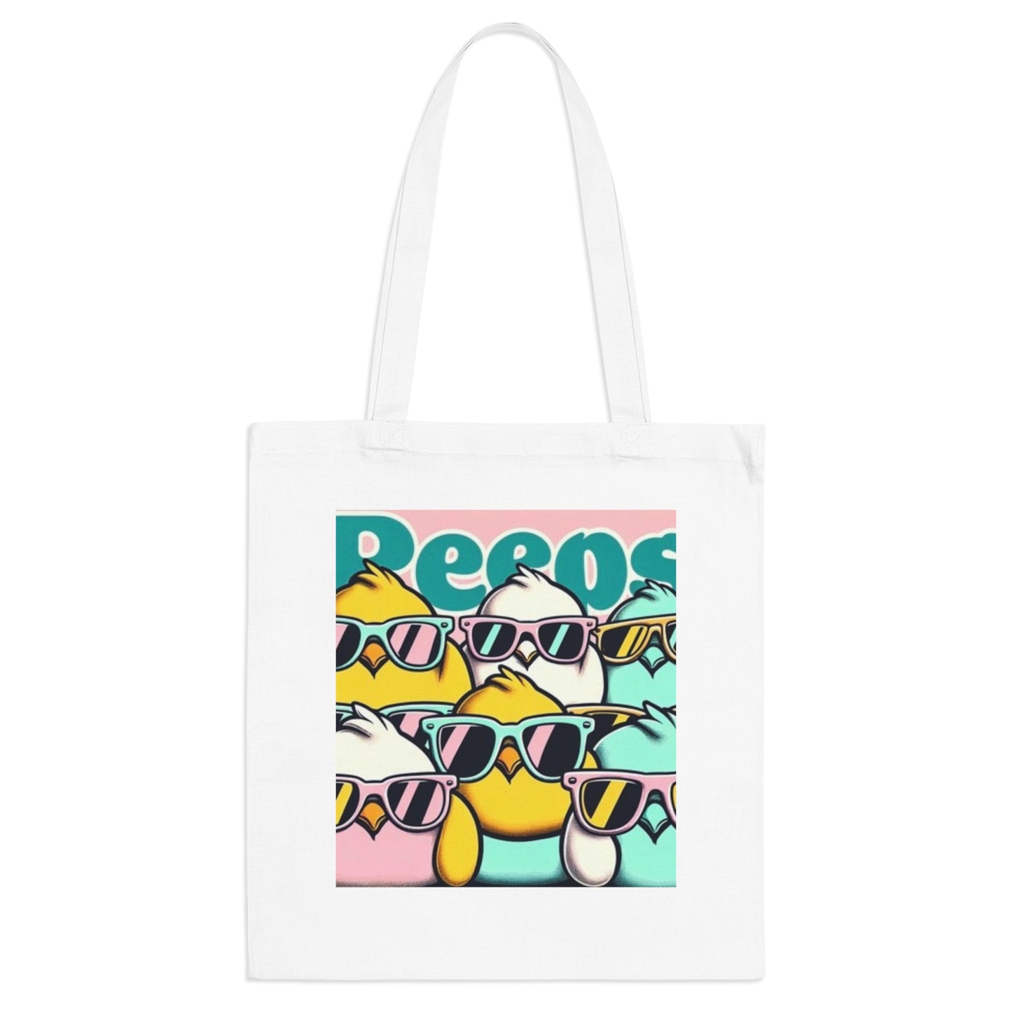 Cool Chickens Sunglasses Tote Bag - Fun and Quirky Eco-Friendly Bag