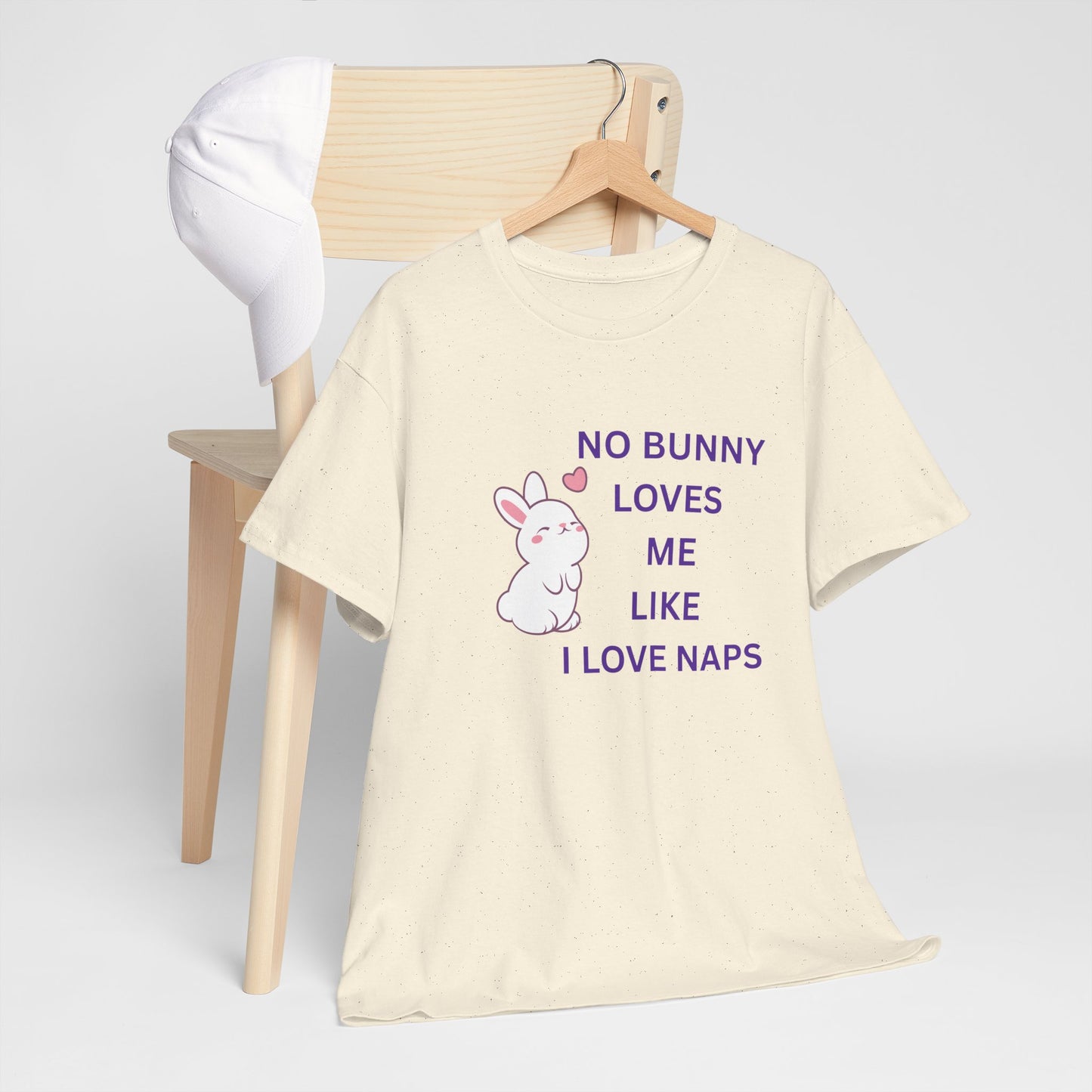 Funny Bunny Nap Lover Unisex Heavy Cotton Tee