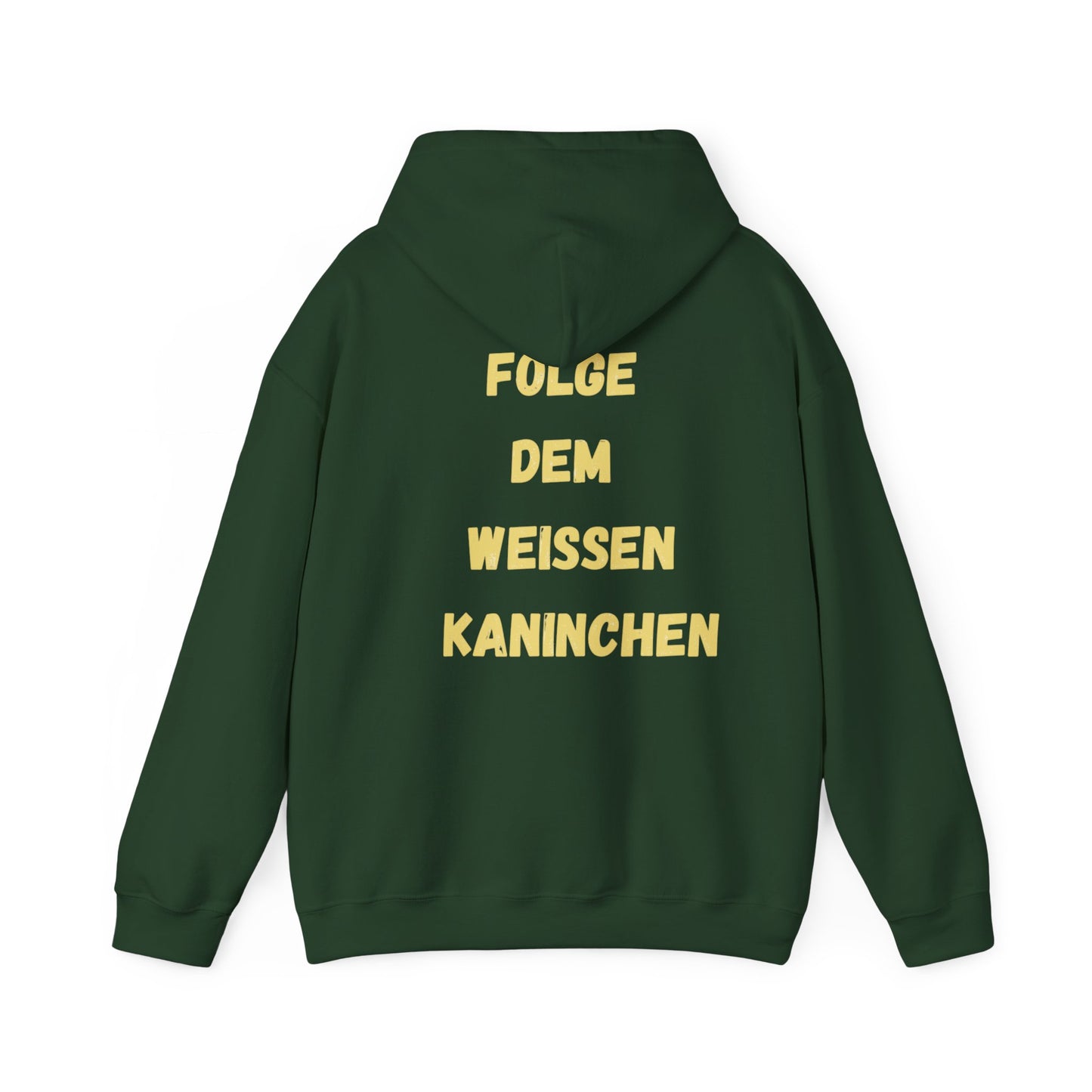 Folgen Sie dem weißen Kaninchen Hoodie - Unisex Heavy Blend™ Sweatshirt
