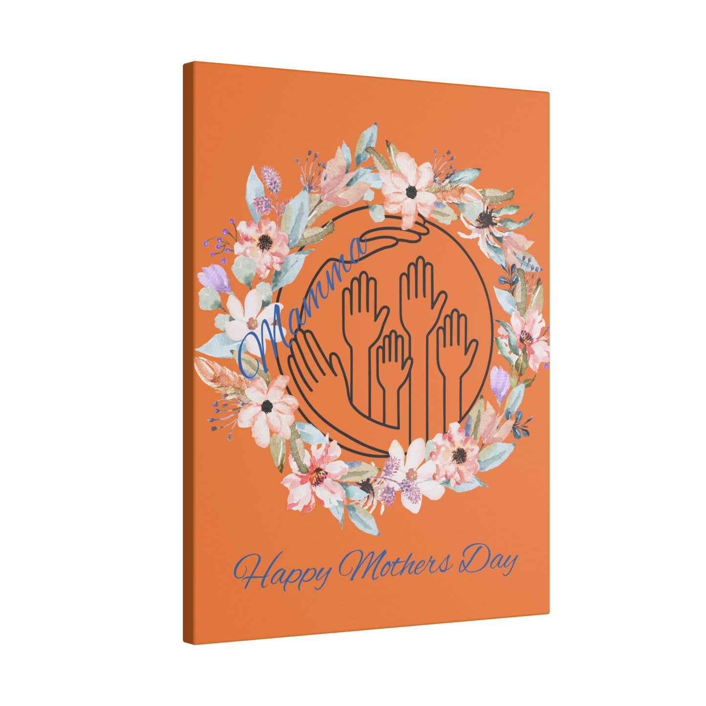 Canvas Wall Decor - Mother's Day Floral Giclée Print