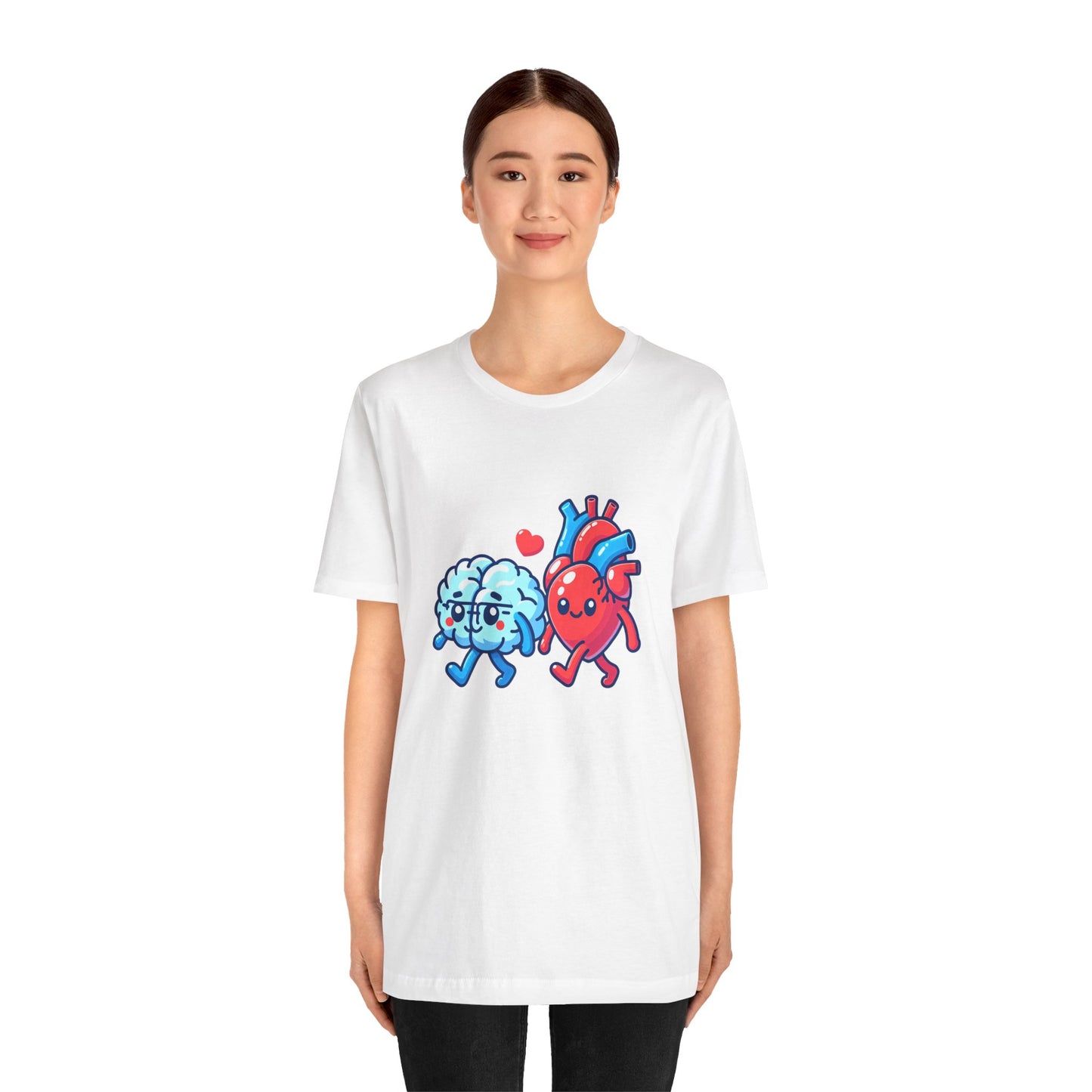 Camiseta unisex con estampado teñido en prenda