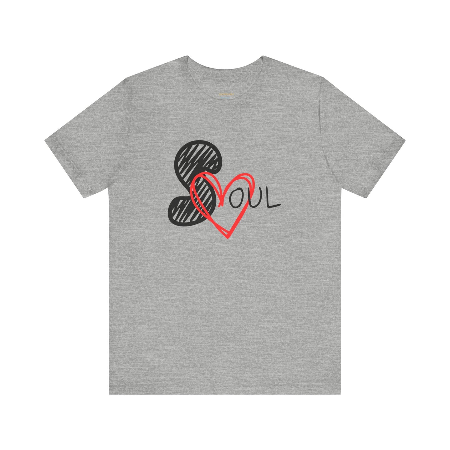 T-shirt unisexe à manches courtes Love