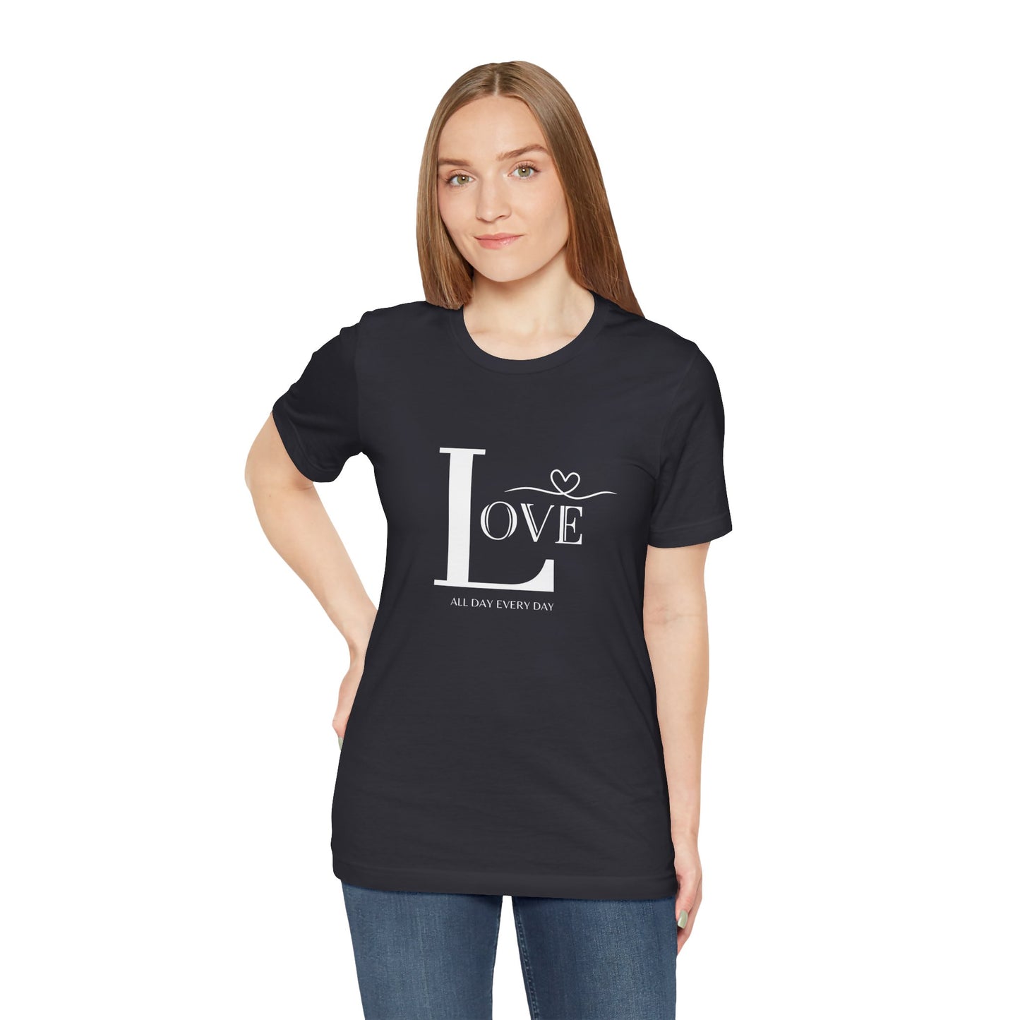 Unisex  Jersey Short Sleeve Love Tee