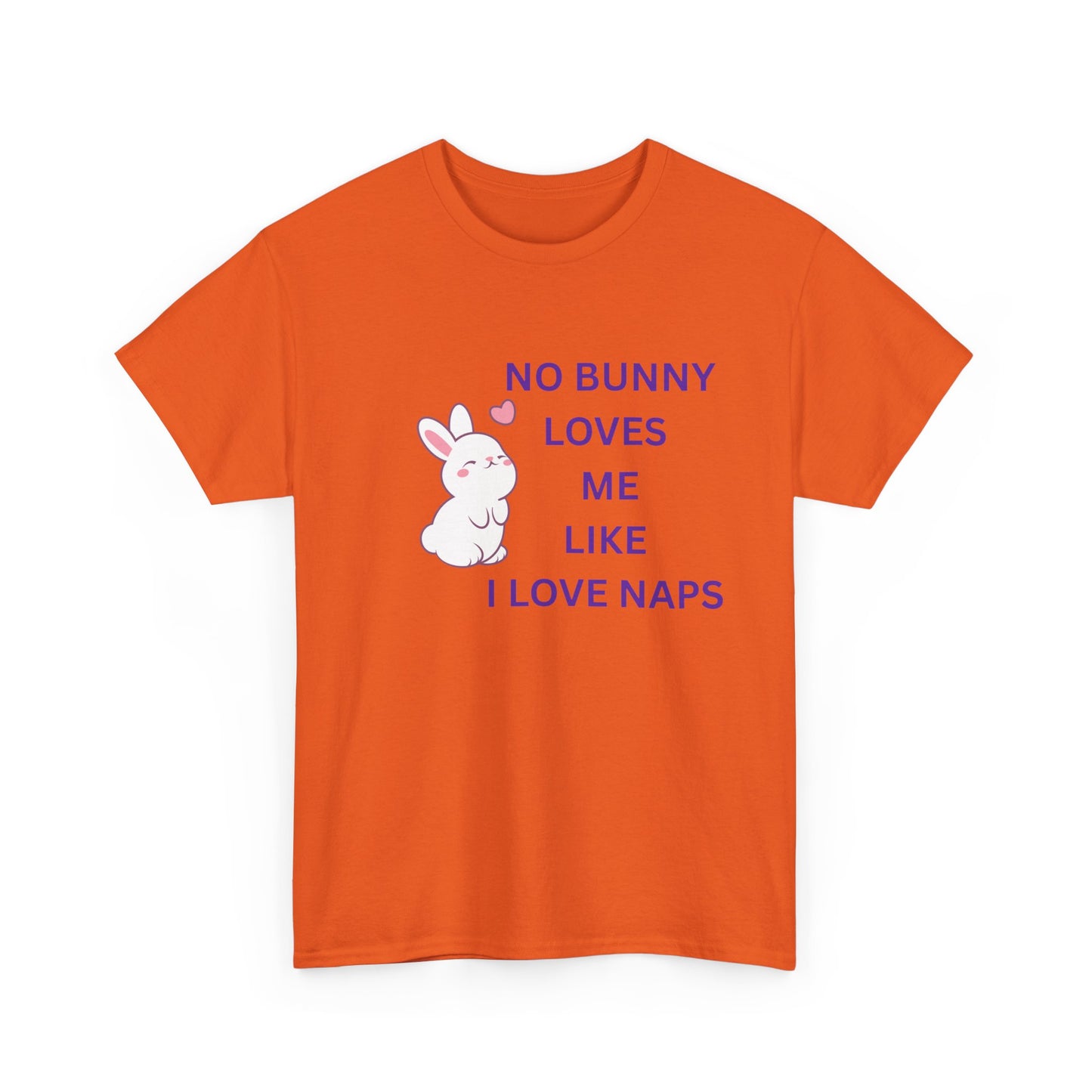 Funny Bunny Nap Lover Unisex Heavy Cotton Tee