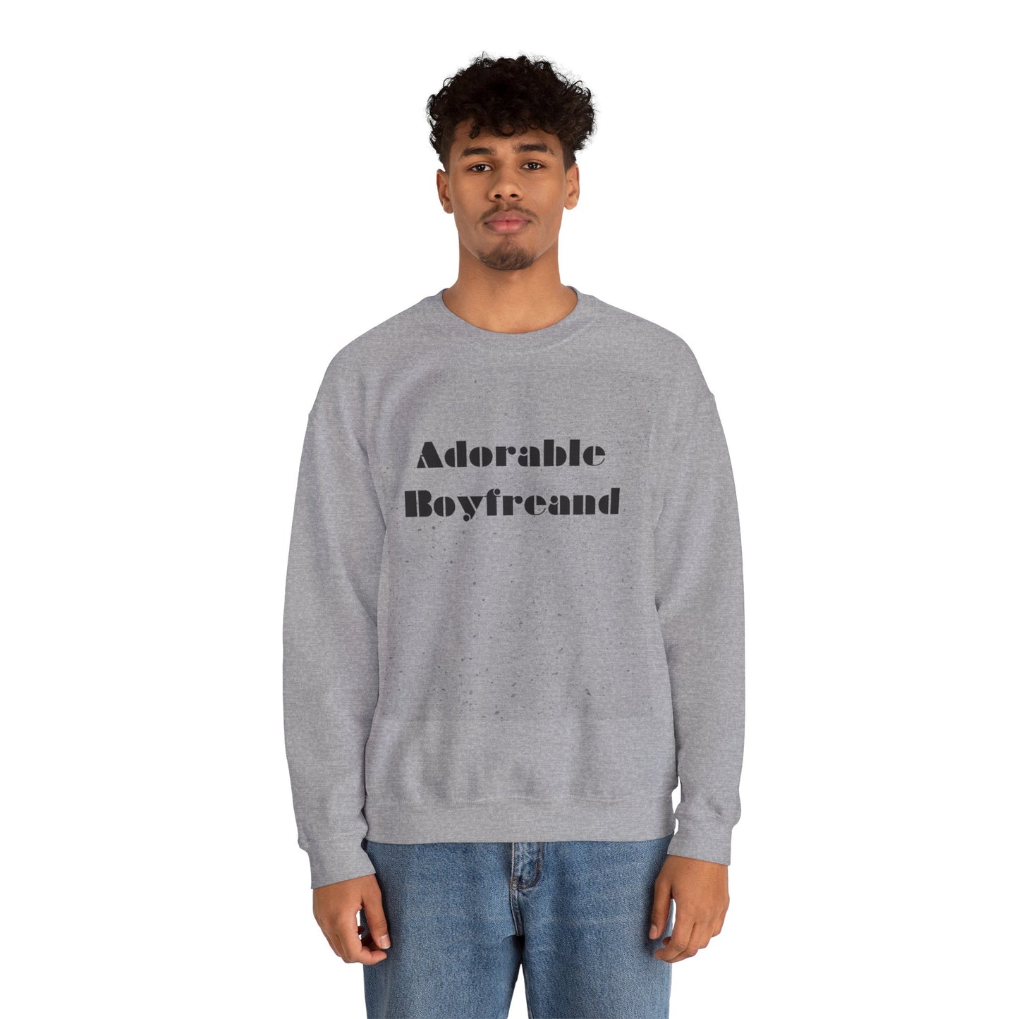 Herren Heavy Blend™ Rundhals-Pullover im Paar-Stil