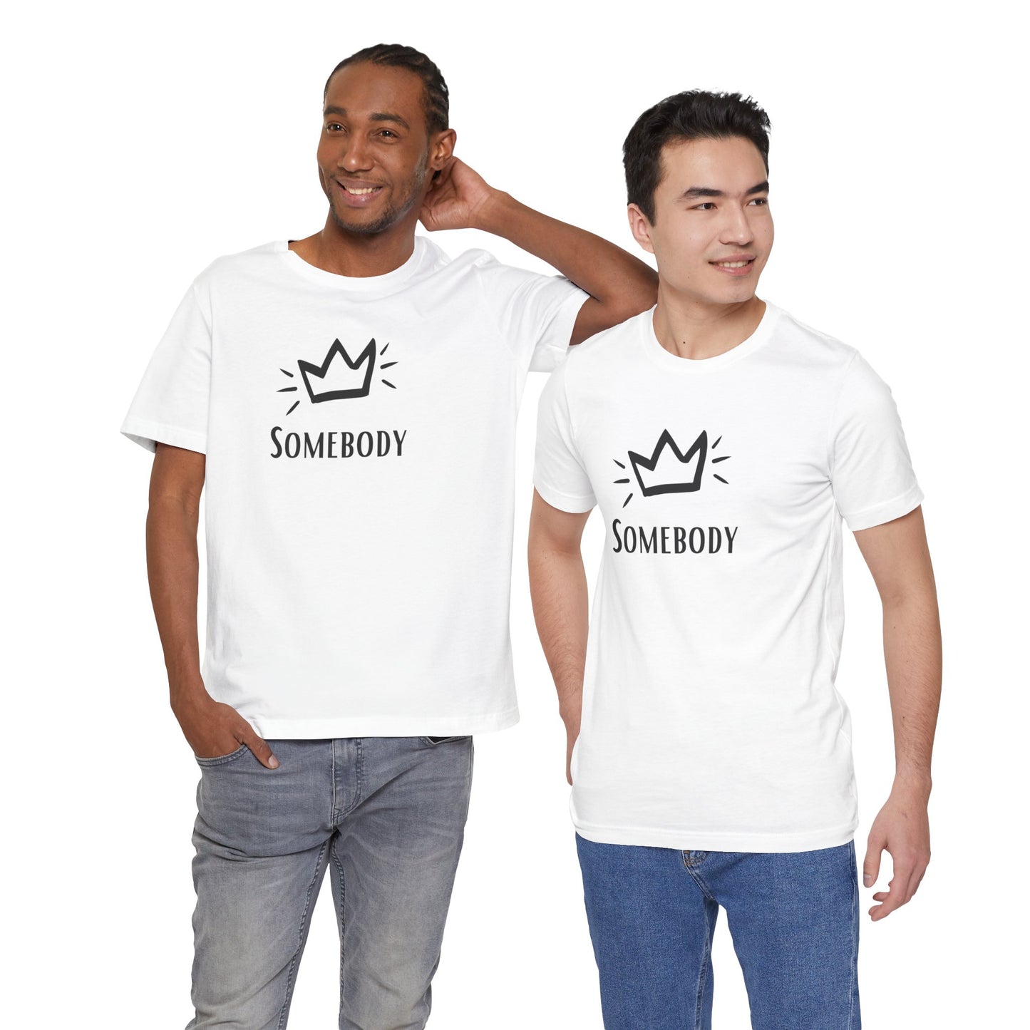 Grau Unisex Alltags-T-Shirt