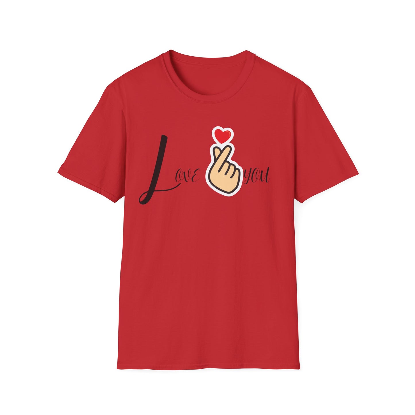 Weißes Unisex Softstyle Love T-Shirt