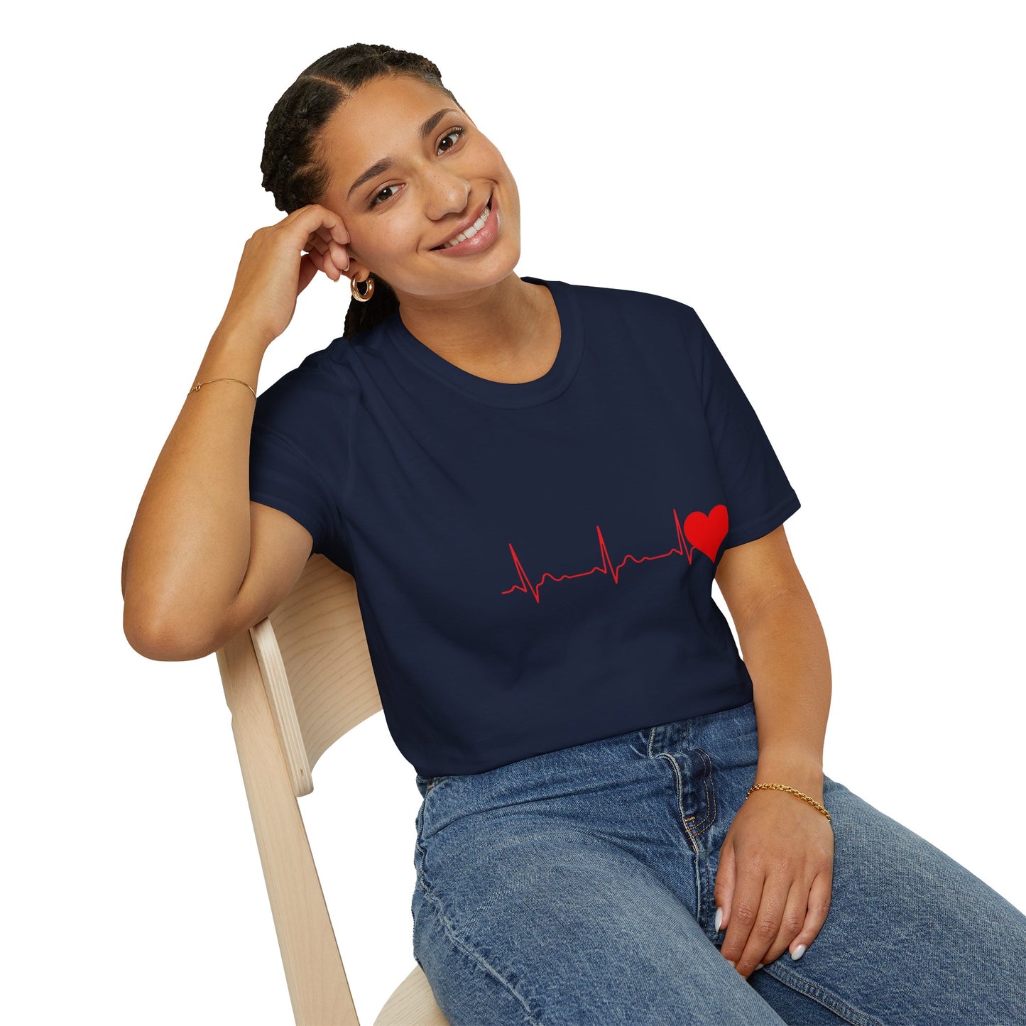 Black Unisex Softstyle  T-Shirt