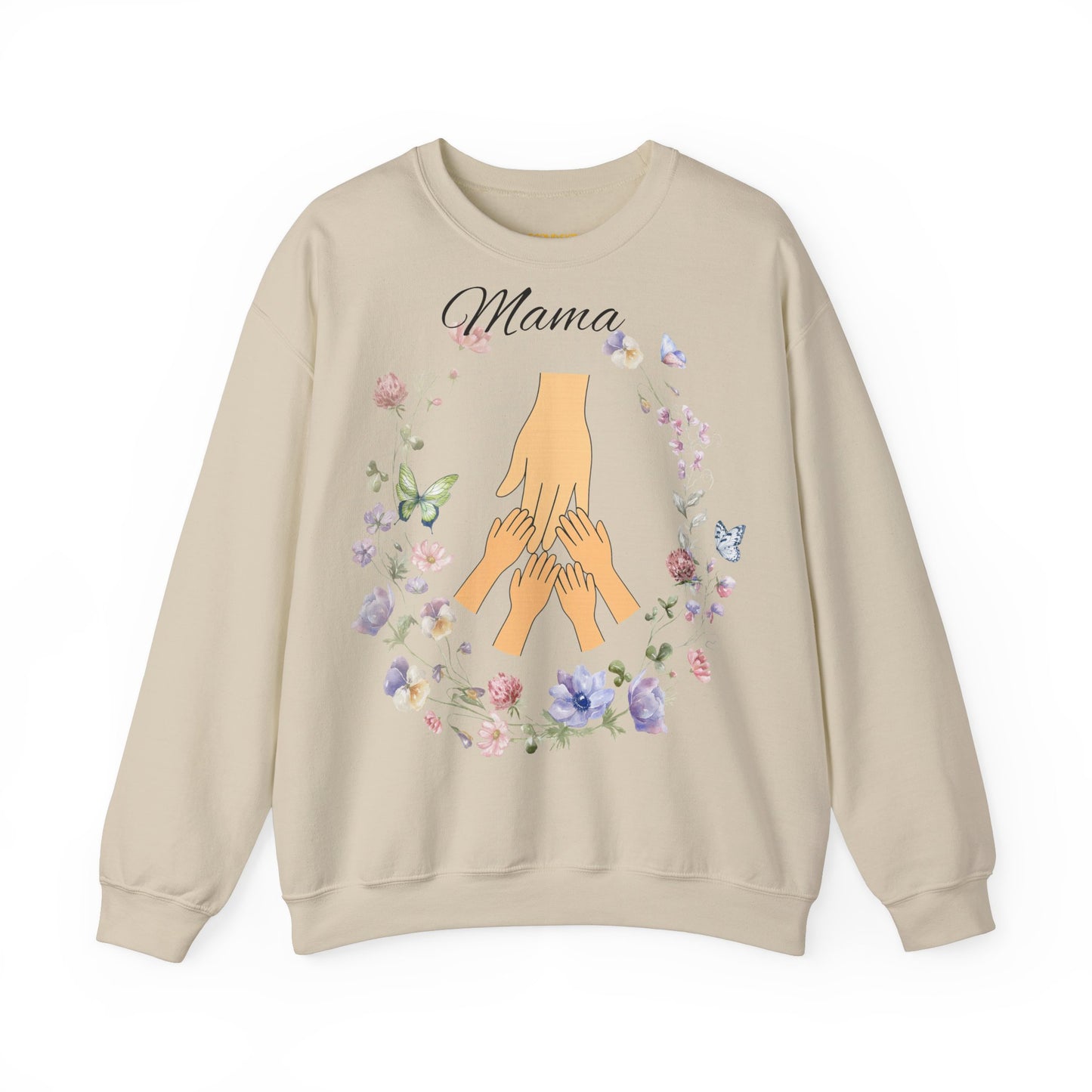Floral Mama Crewneck Sweatshirt - Perfect Gift for Mother's Day
