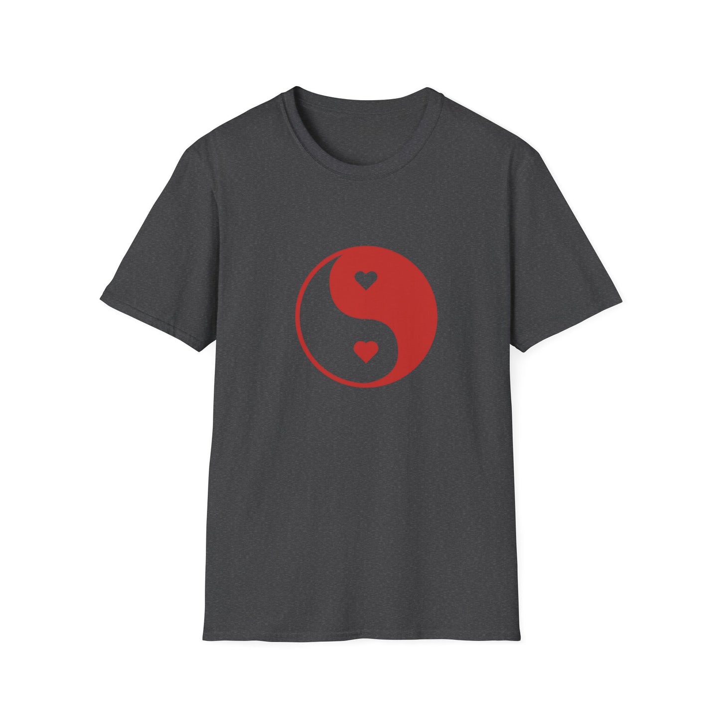 Grey Unisex Softstyle Love T-Shirt