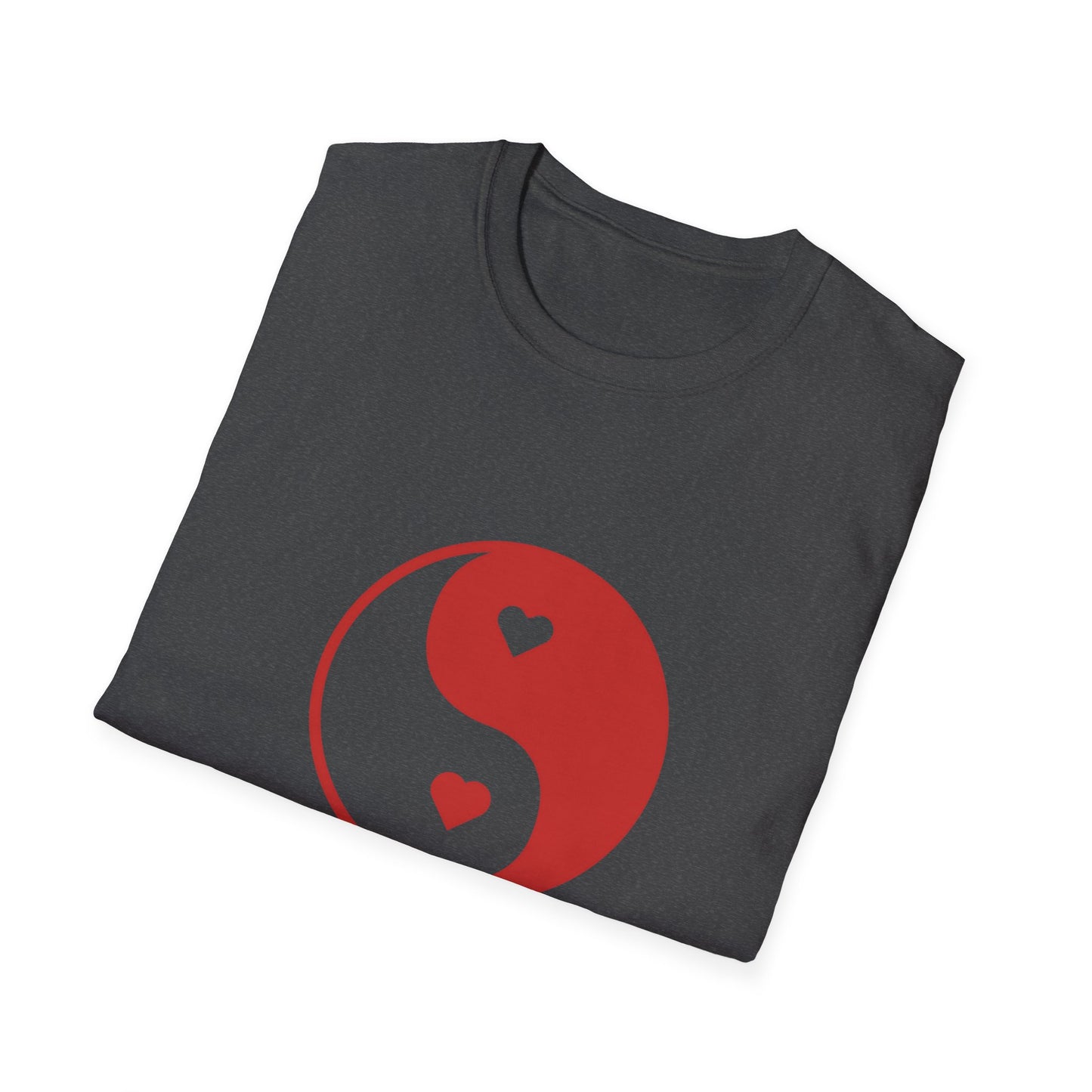 Grey Unisex Softstyle Love T-Shirt