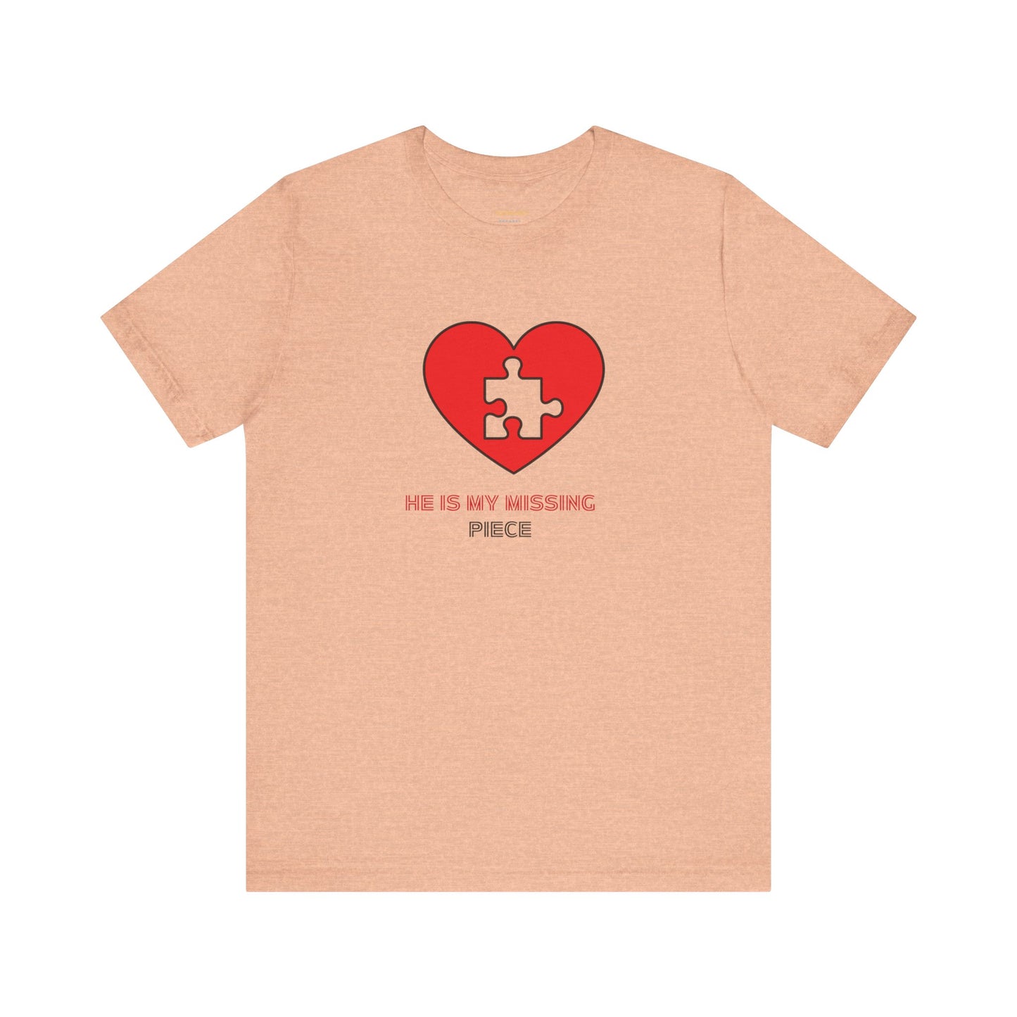 Weißes Unisex-Jersey-T-Shirt mit kurzen Ärmeln für Paare