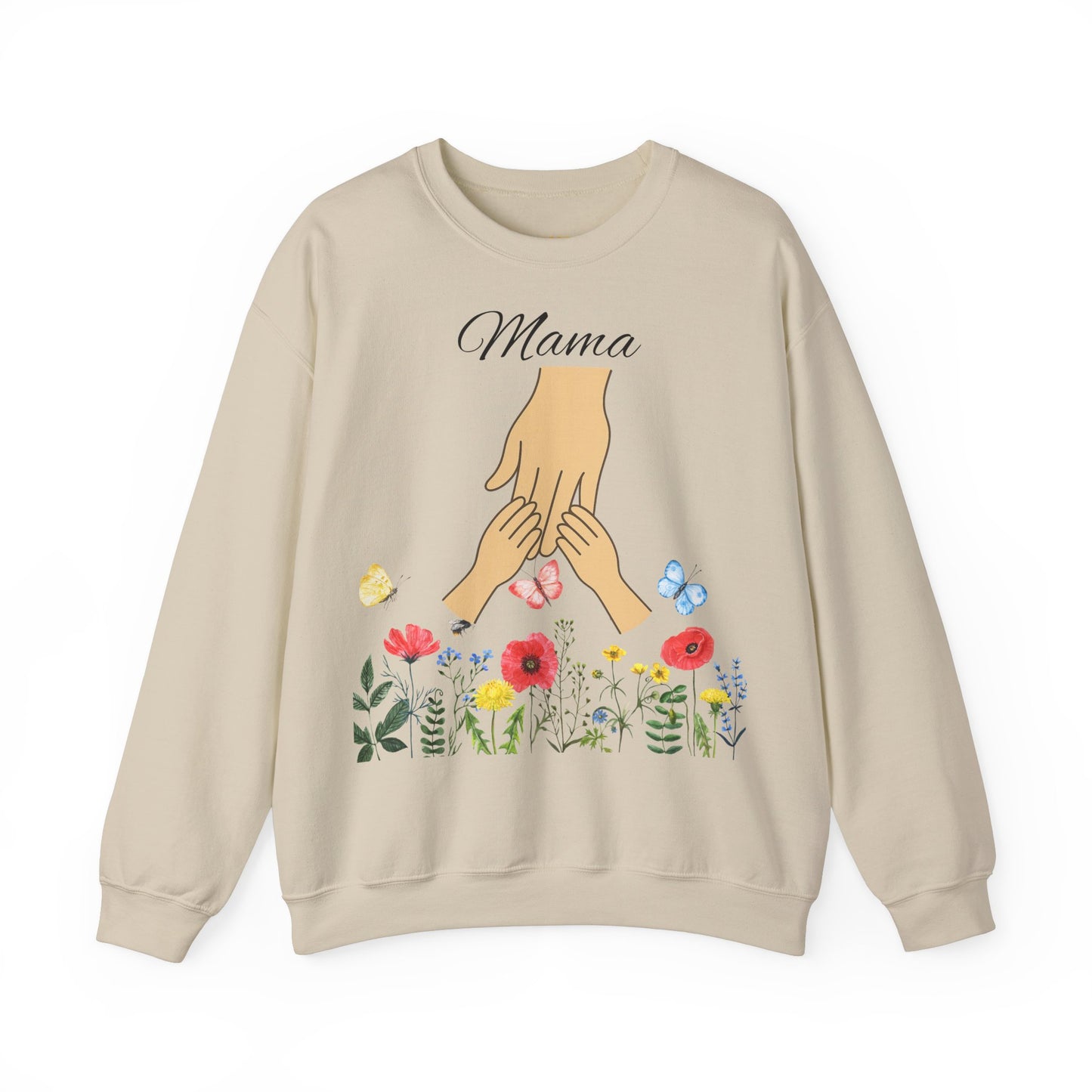 Floral Mama Crewneck Sweatshirt - Unisex Heavy Blend™