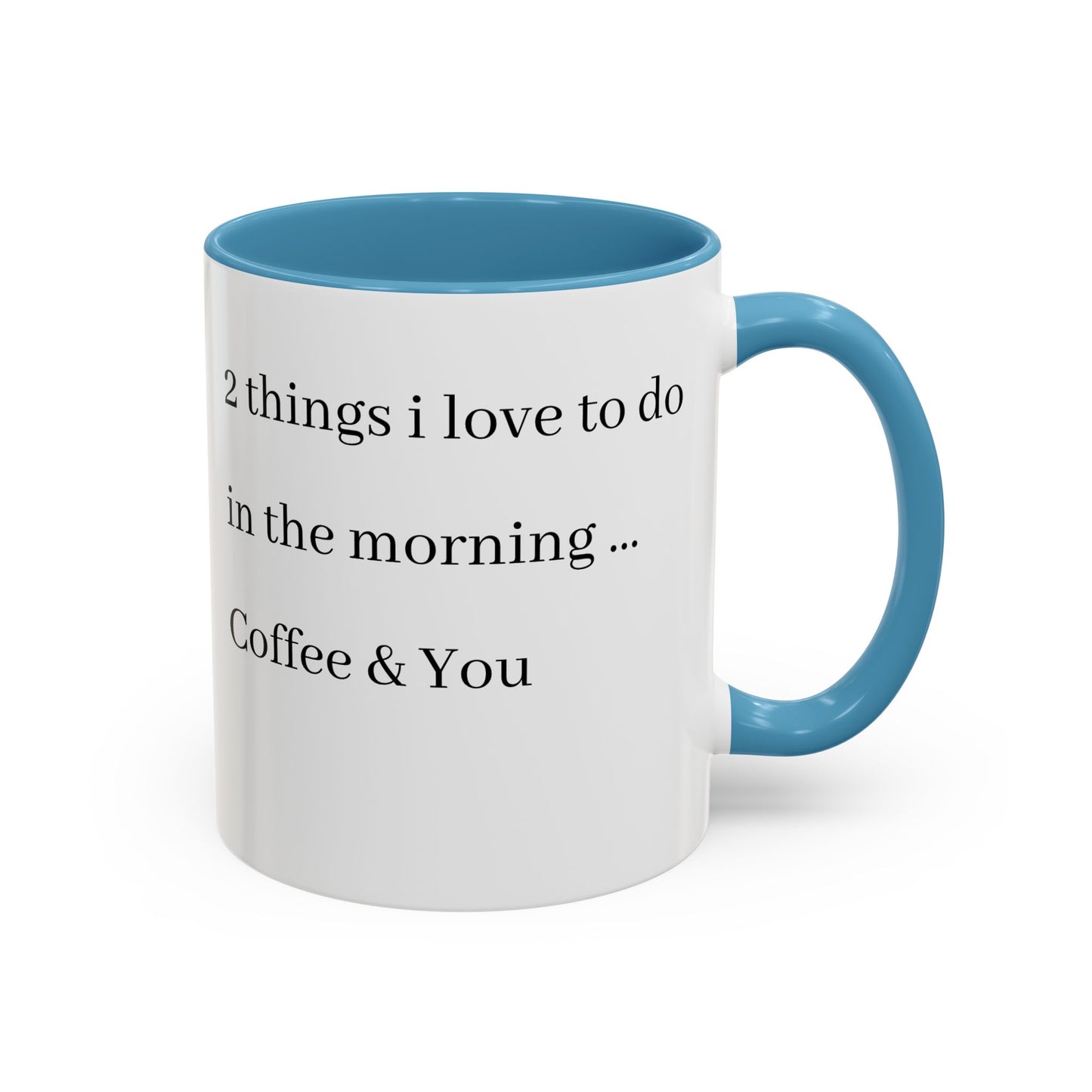 Coffee & You Accent Mug - Perfect for Morning Rituals - Ideal Gift for Coffee Lovers