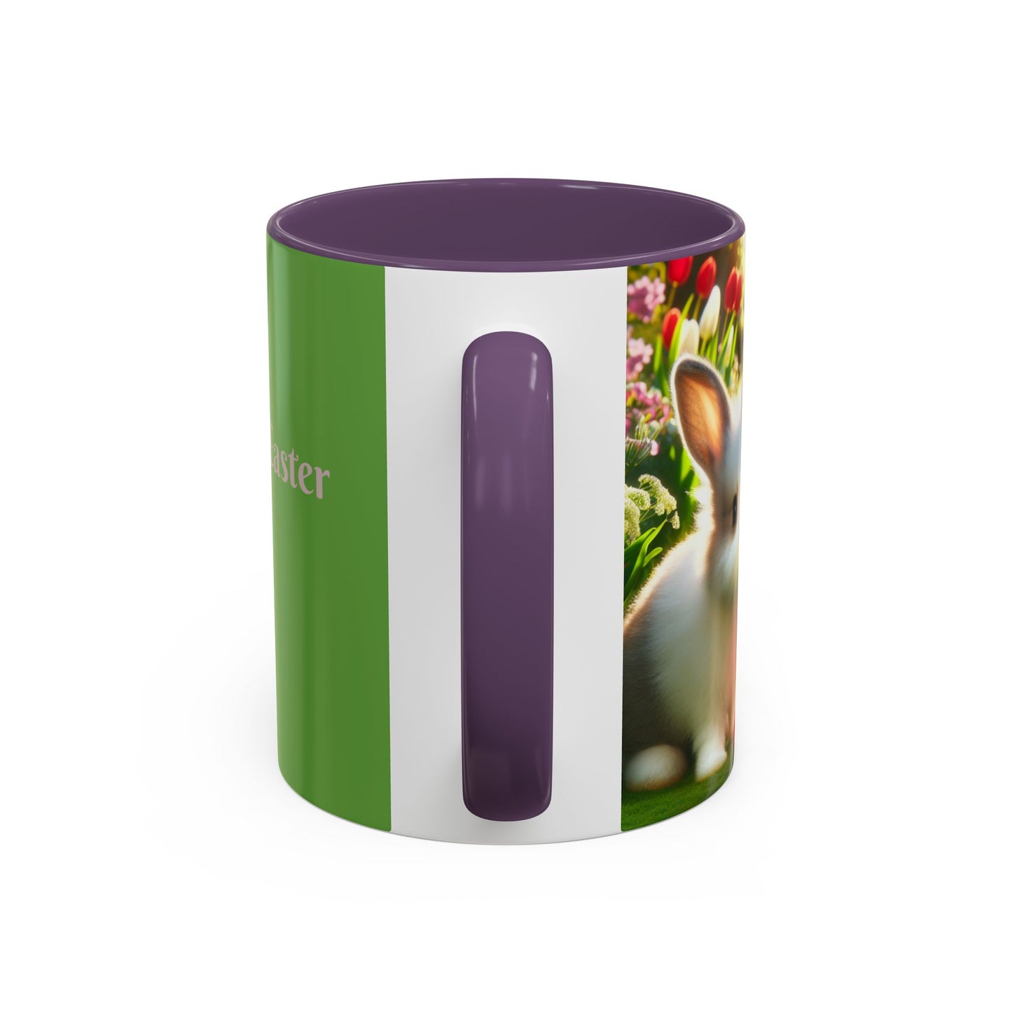 Happy Easter Accent Coffee Mug - 11 & 15oz - Perfect for Spring Celebrations