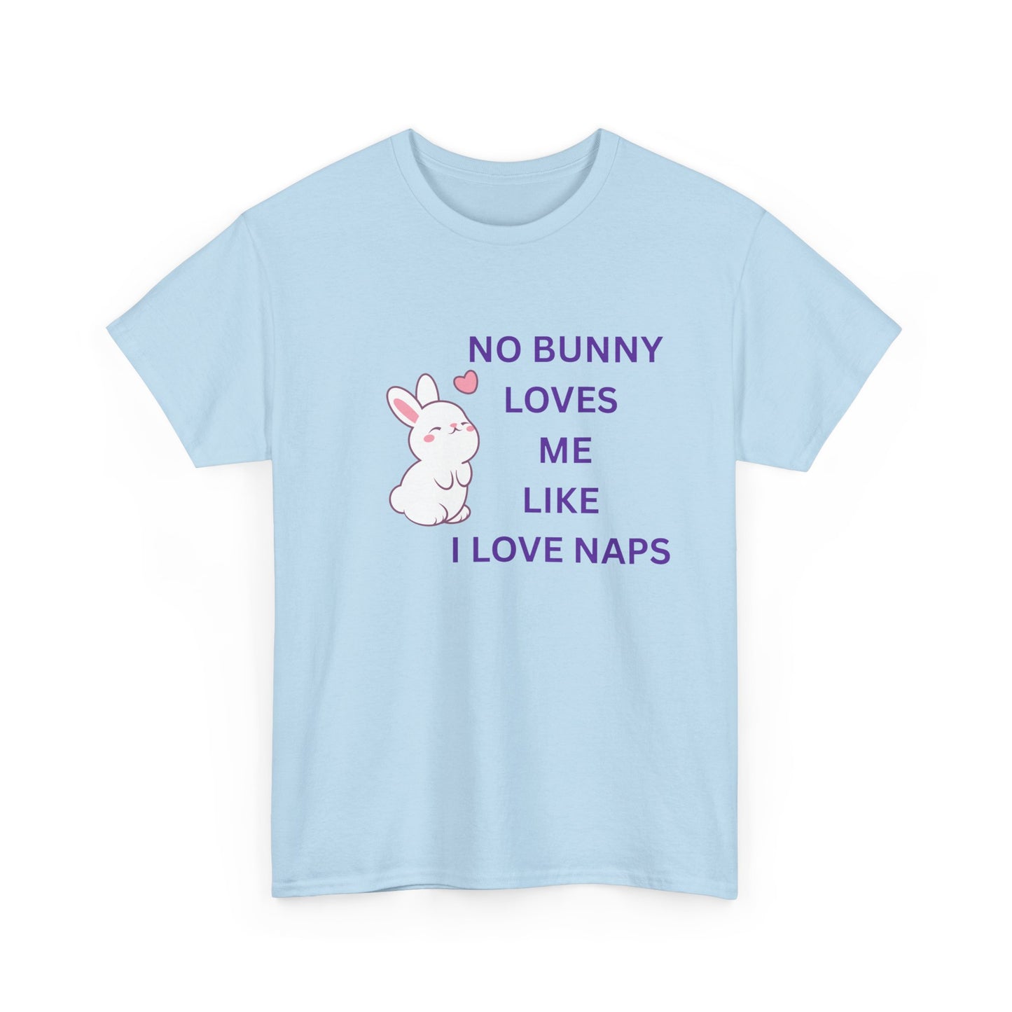 Funny Bunny Nap Lover Unisex Heavy Cotton Tee