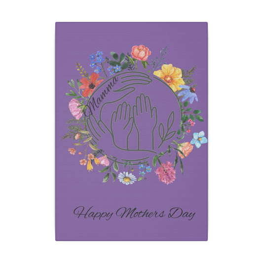 Floral Mother's Day Giclée Print Canvas - Celebrating Mums with Love