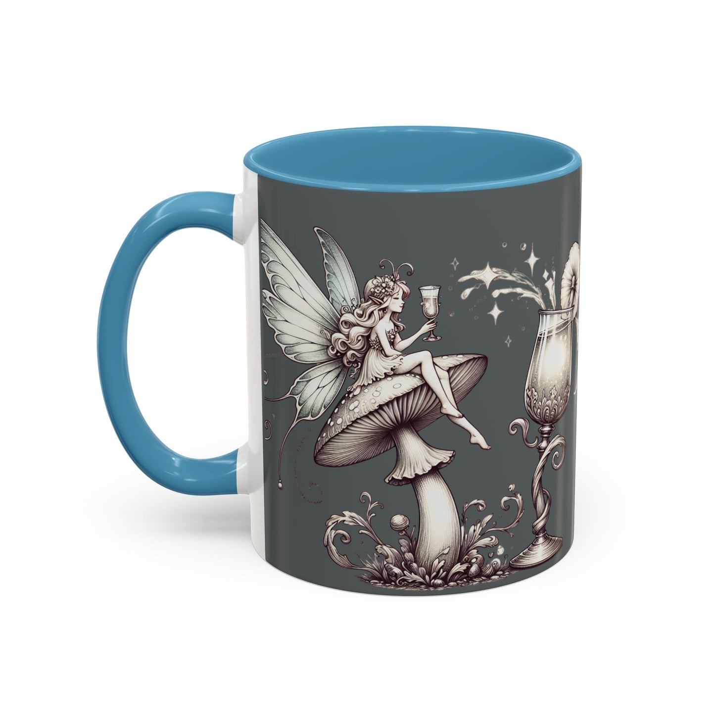 Lustige Akzent-Kaffeetasse - 'Du warst meine Tasse Tee, aber ich trinke jetzt Champagner' - Perfektes Geschenk für Weinliebhaber