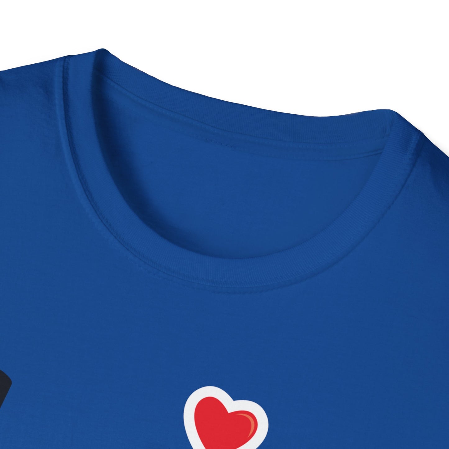 Weißes Unisex Softstyle Love T-Shirt