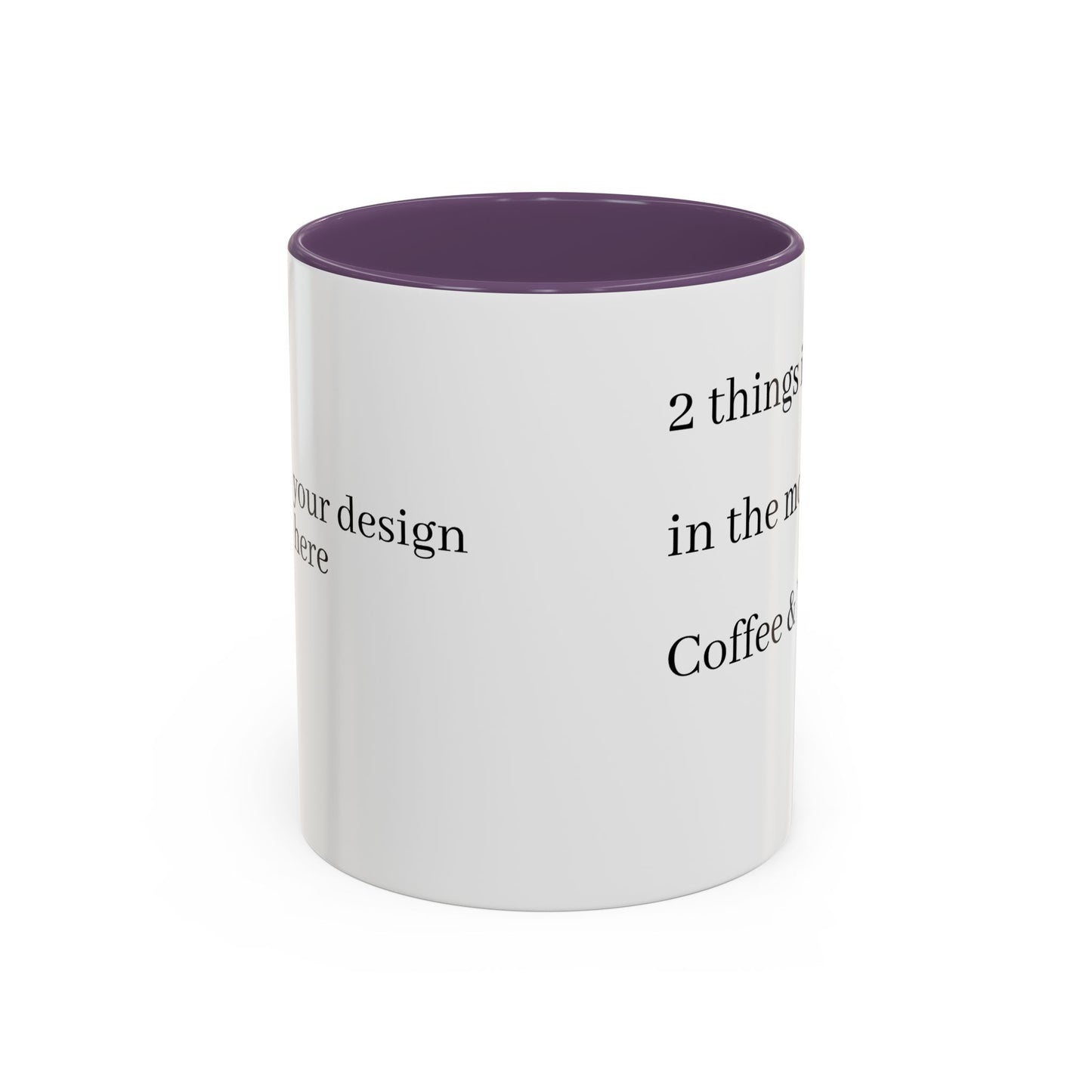 Coffee & You Accent Mug - Perfect for Morning Rituals - Ideal Gift for Coffee Lovers