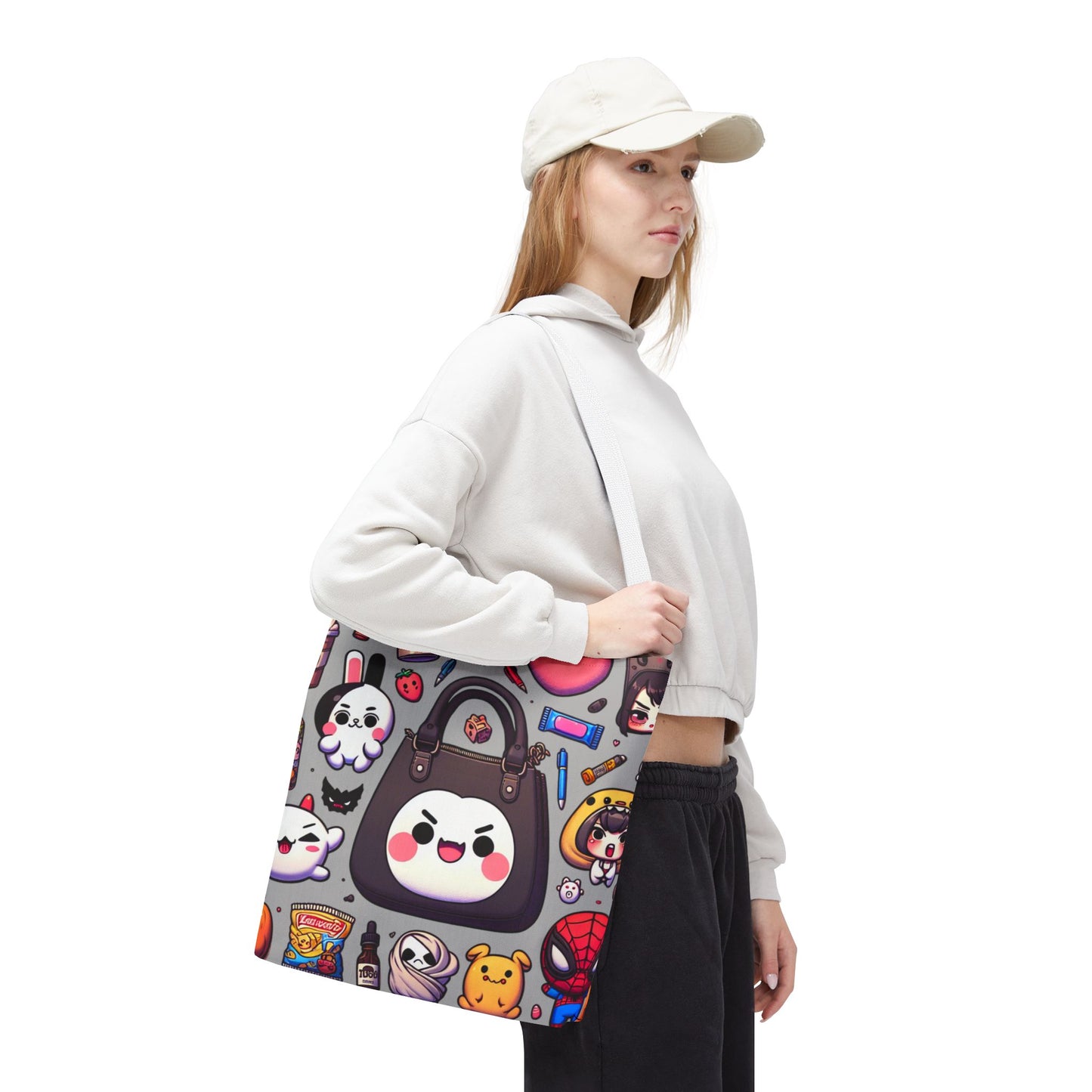 Niedliche Kawaii Tragetasche mit verspielten Charakteren - Perfekt für den täglichen Gebrauch und Geschenke