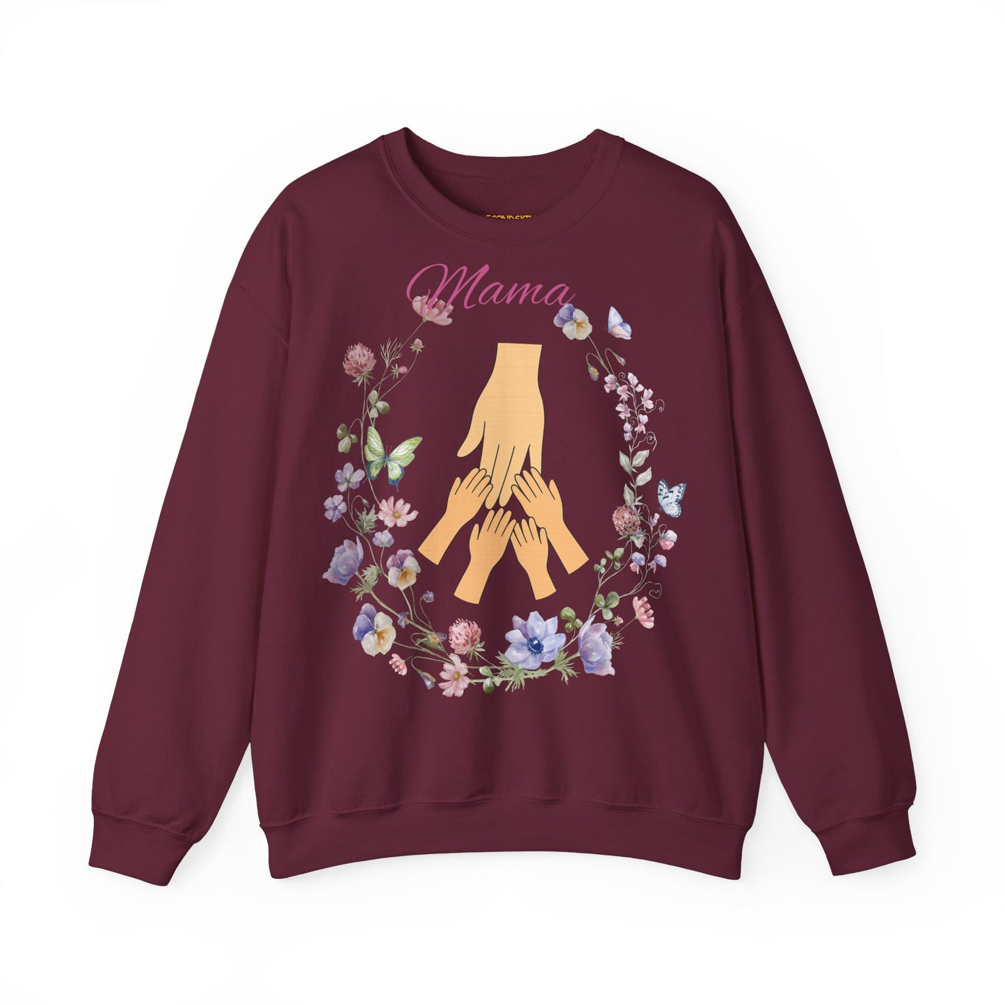 Floral Mama Crewneck Sweatshirt - Perfect Gift for Mother's Day