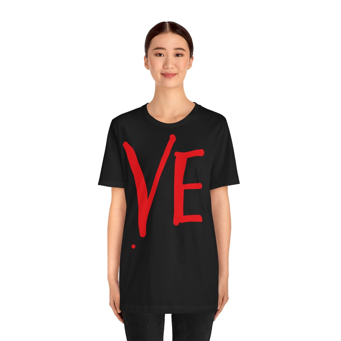 T-shirt en jersey unisexe à manches courtes en coton assorti pour couple