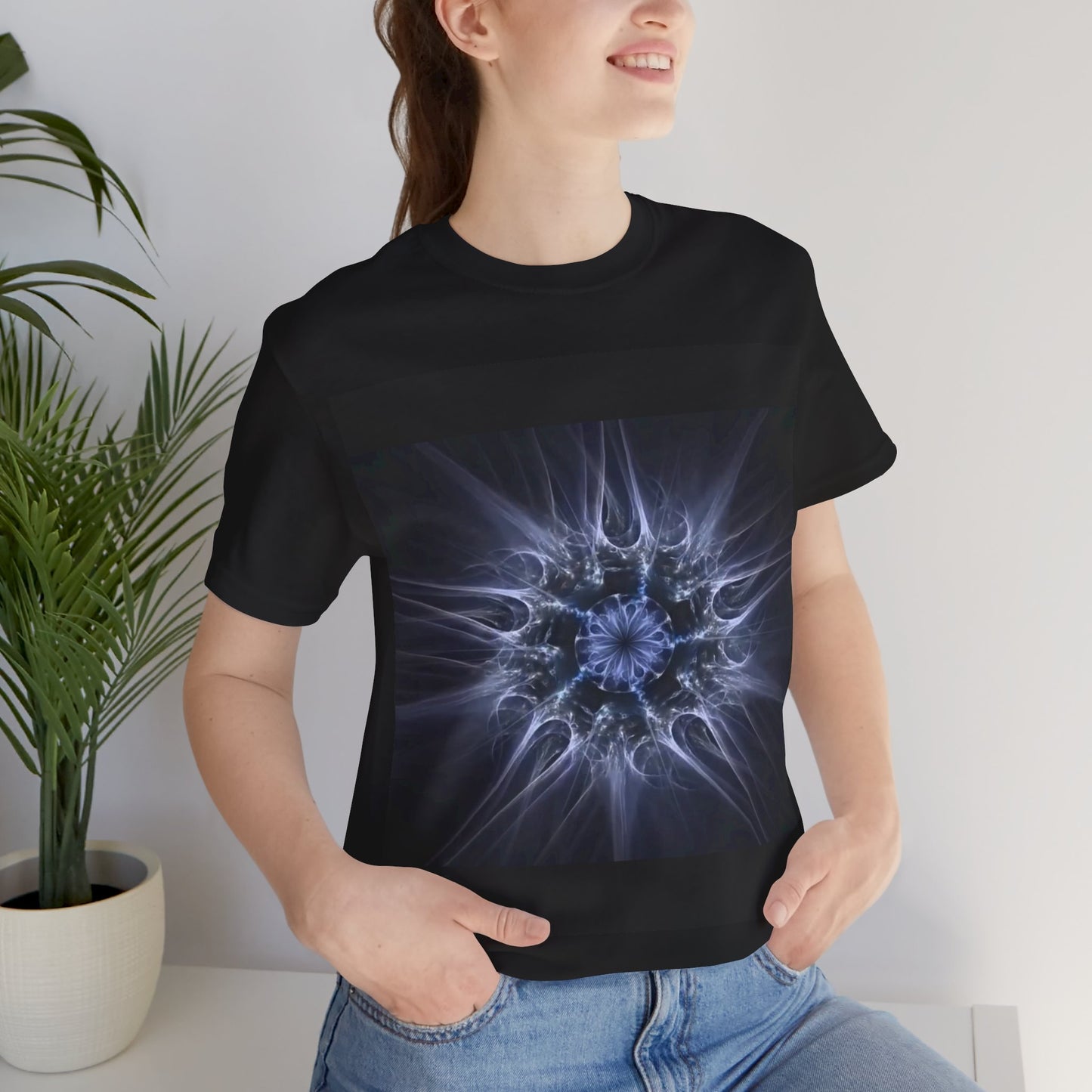 Black Psychedelics galaxy print Tee