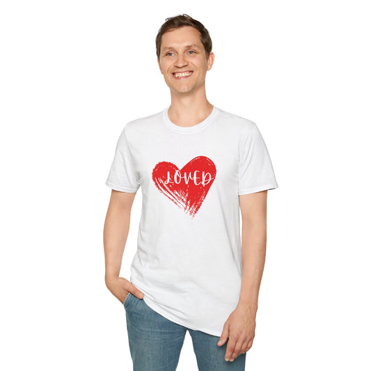 T-shirt unisexe doux blanc pour homme et femme taille M