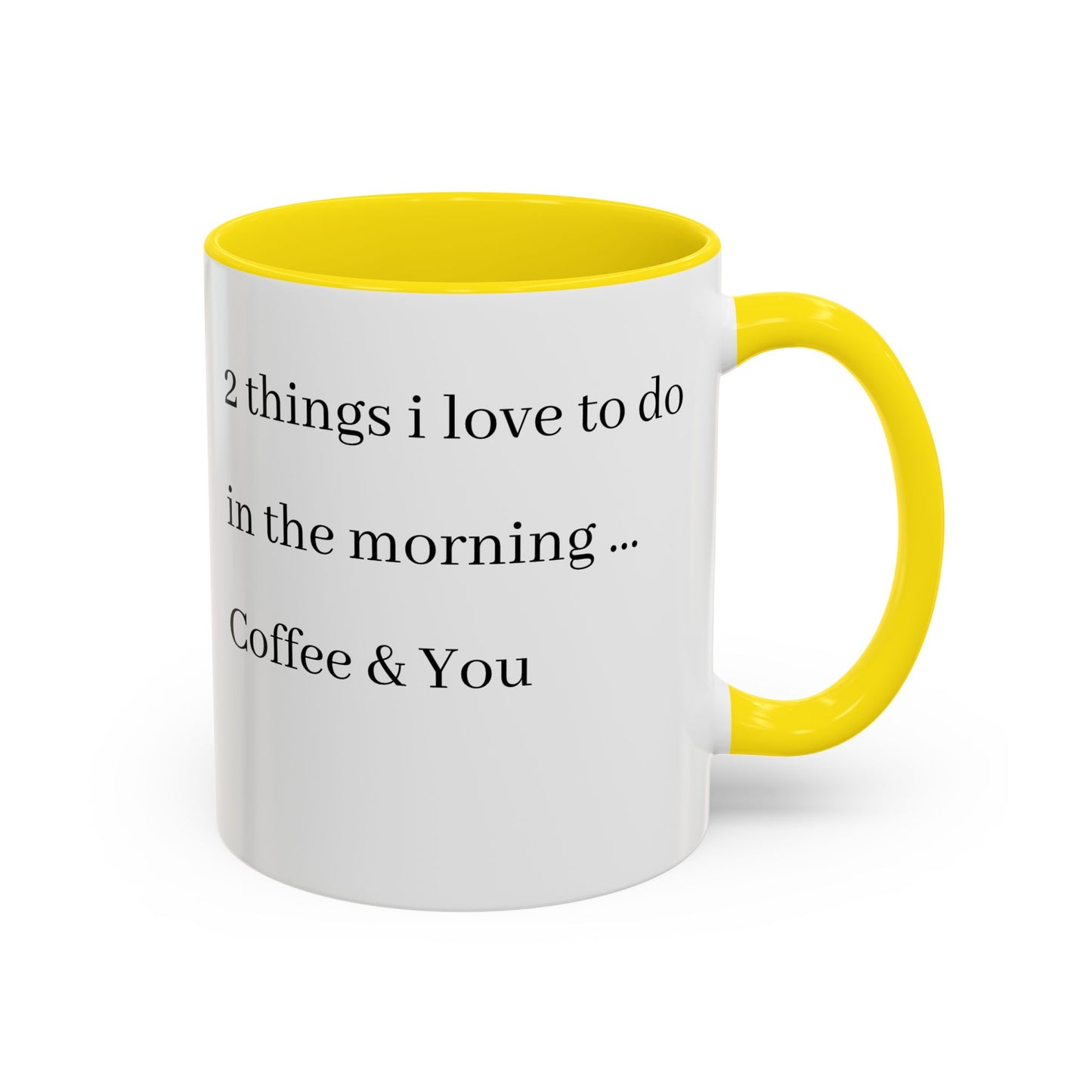 Coffee & You Accent Mug - Perfect for Morning Rituals - Ideal Gift for Coffee Lovers