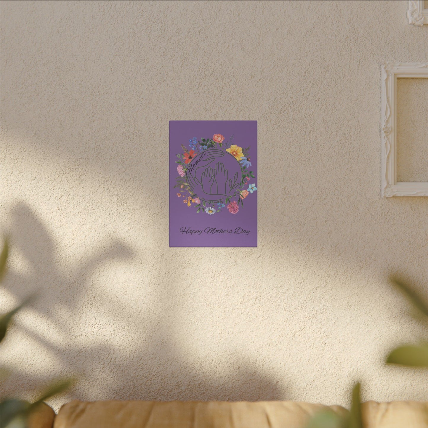 Floral Mother's Day Giclée Print Canvas - Celebrating Mums with Love