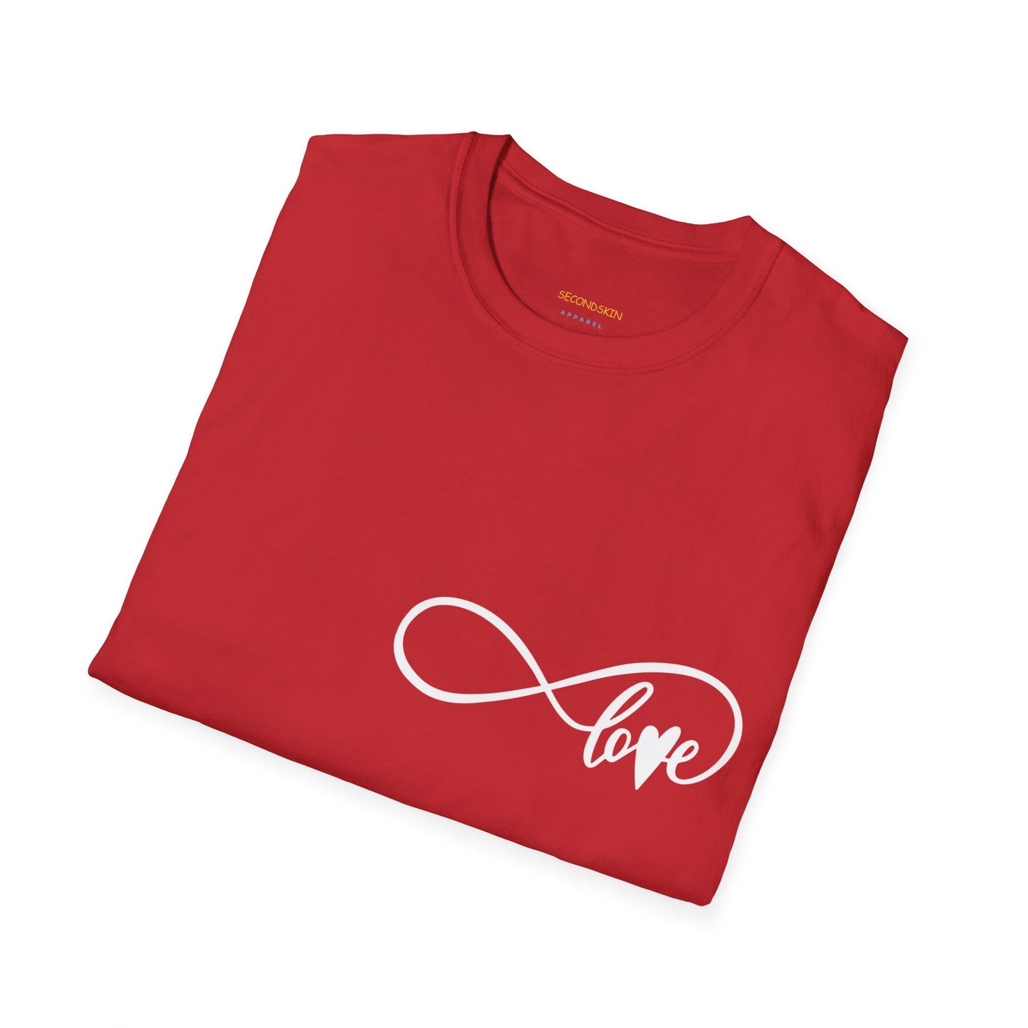Schwarzes Unisex Softstyle Love T-Shirt